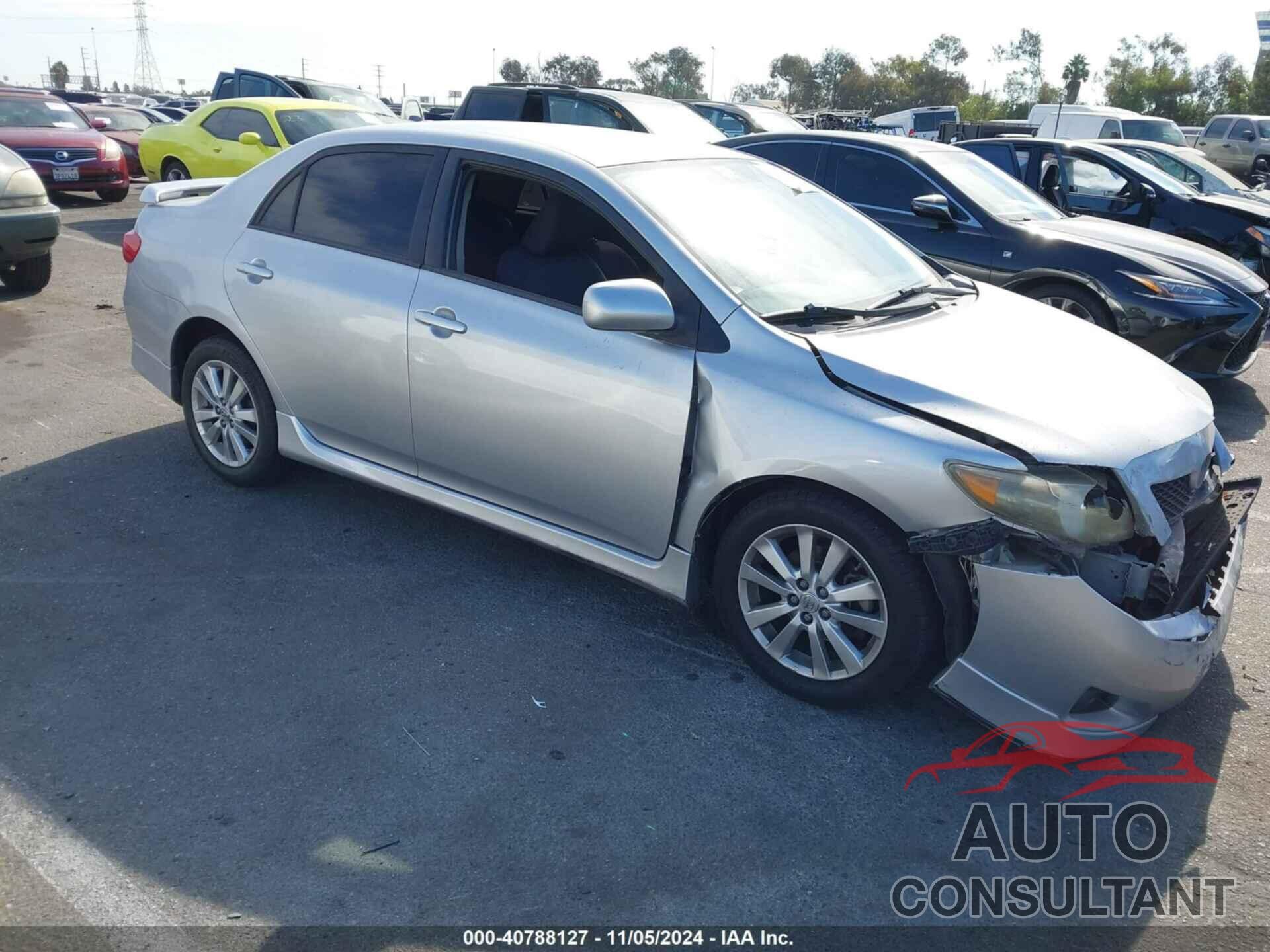 TOYOTA COROLLA 2009 - 1NXBU40E59Z035750