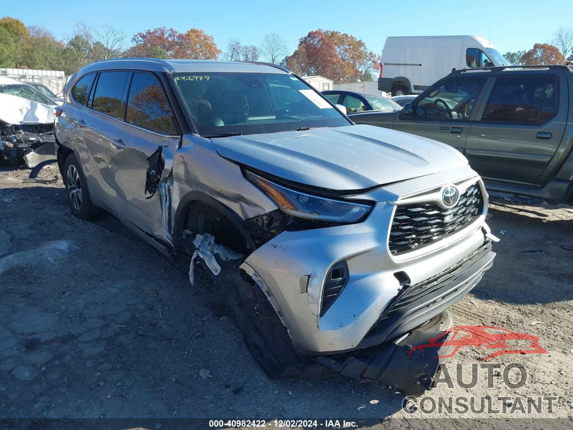 TOYOTA HIGHLANDER 2021 - 5TDHZRAH9MS075610