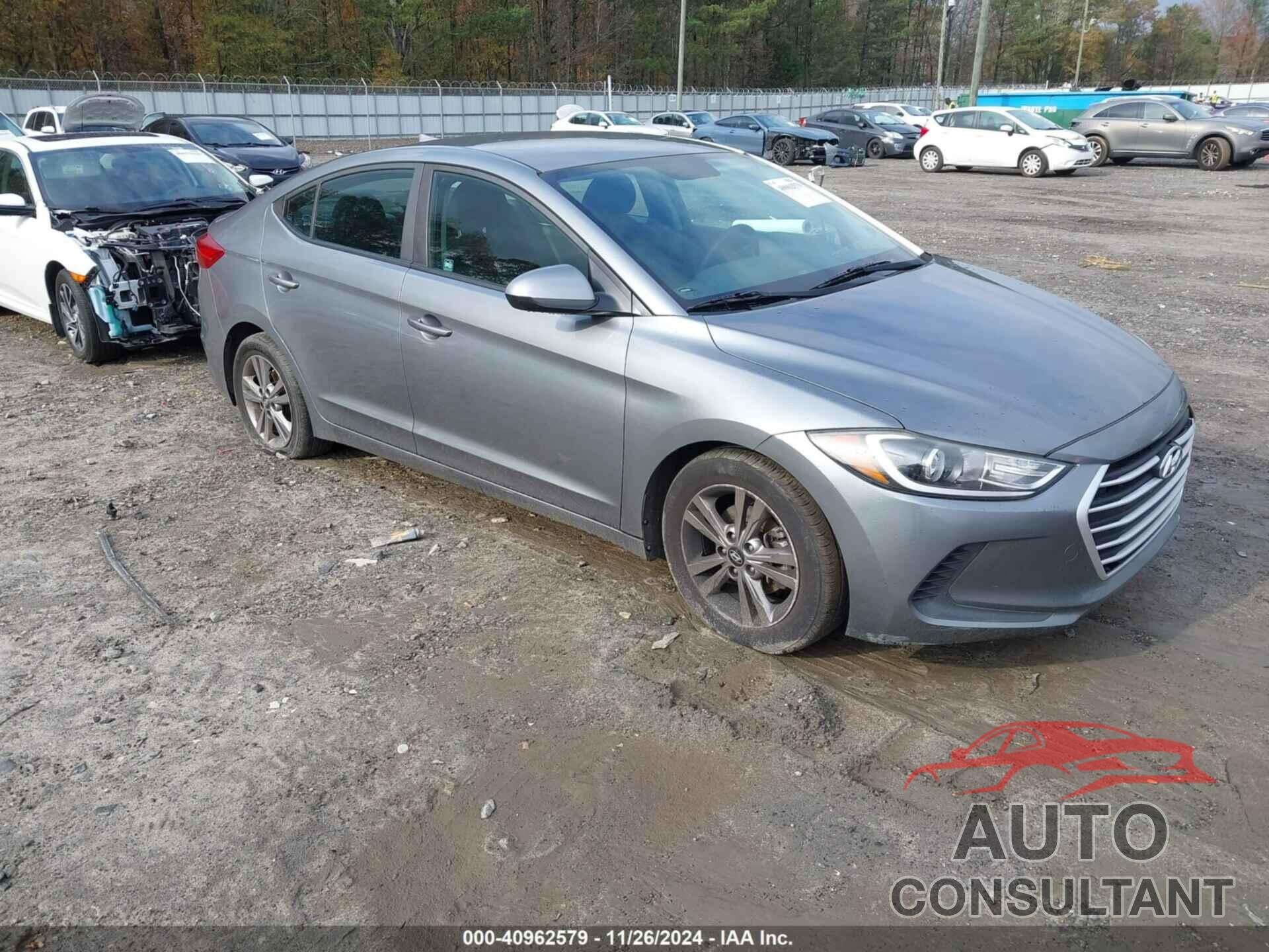 HYUNDAI ELANTRA 2018 - KMHD84LF9JU631286