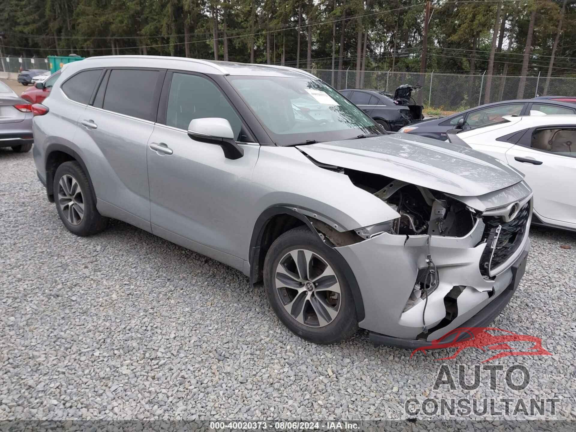 TOYOTA HIGHLANDER 2020 - 5TDGZRBH9LS508190