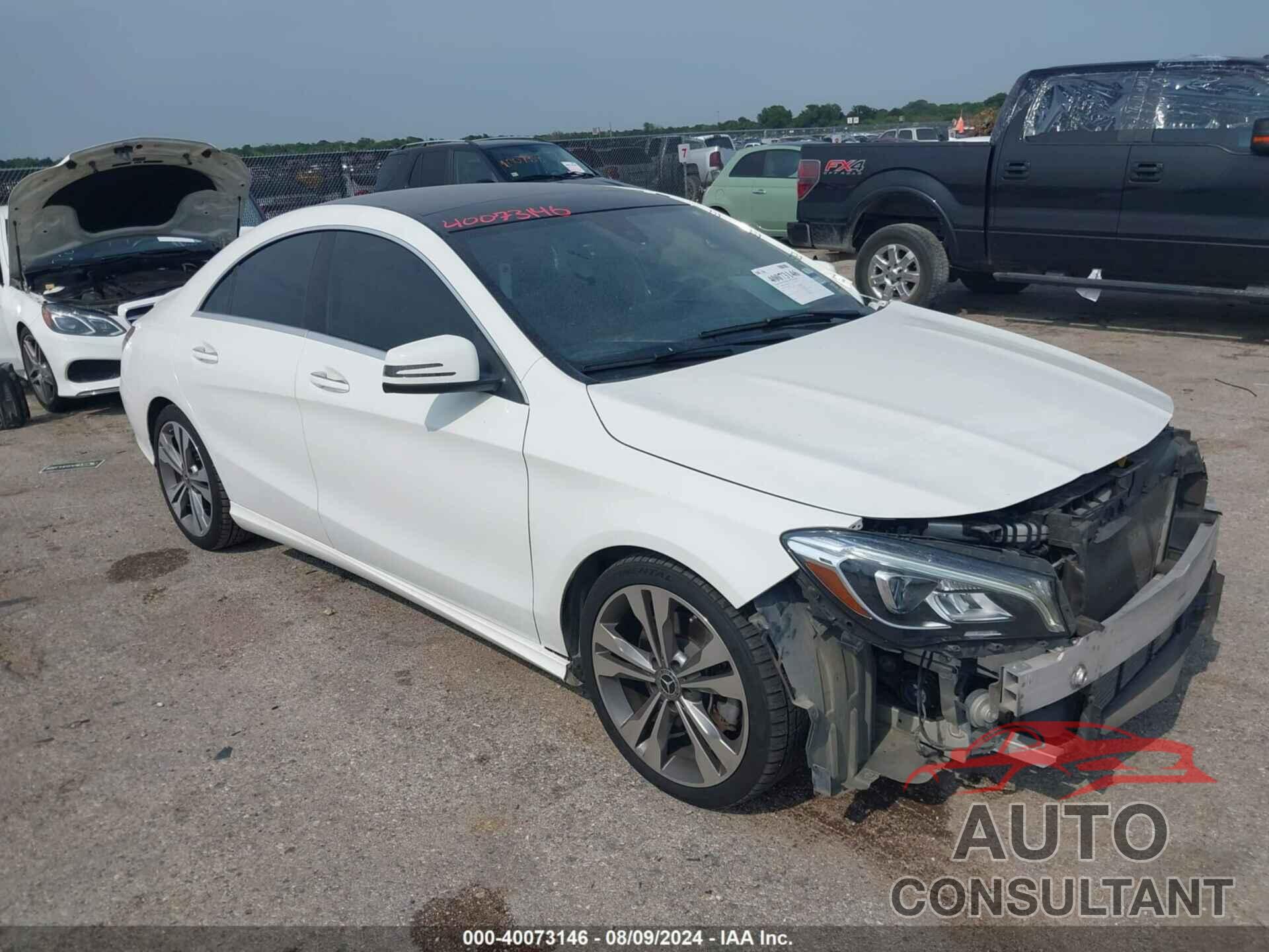 MERCEDES-BENZ CLA 250 2019 - WDDSJ4EB5KN729145