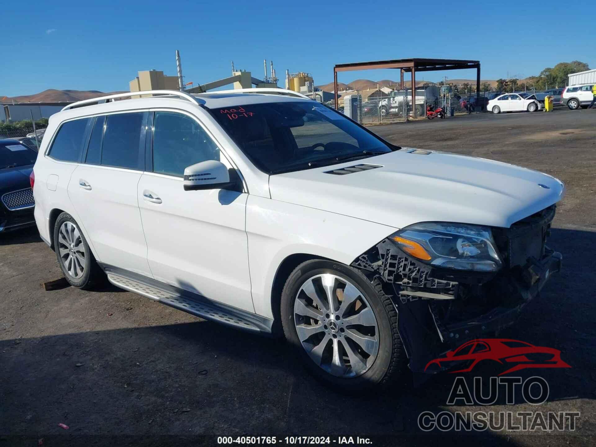 MERCEDES-BENZ GLS 450 2017 - 4JGDF6EE2HA953334