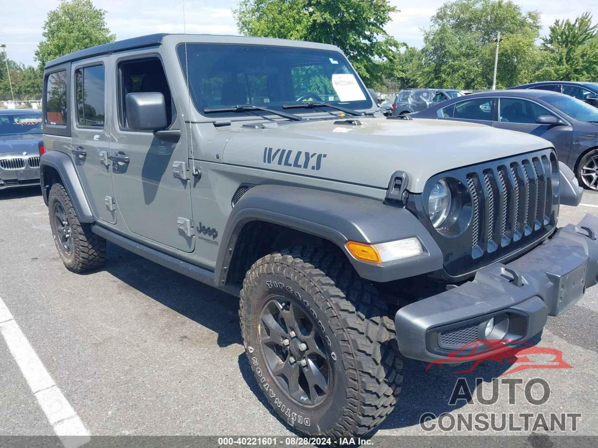 JEEP WRANGLER UNLIMITED 2022 - 1C4HJXDN5NW149426