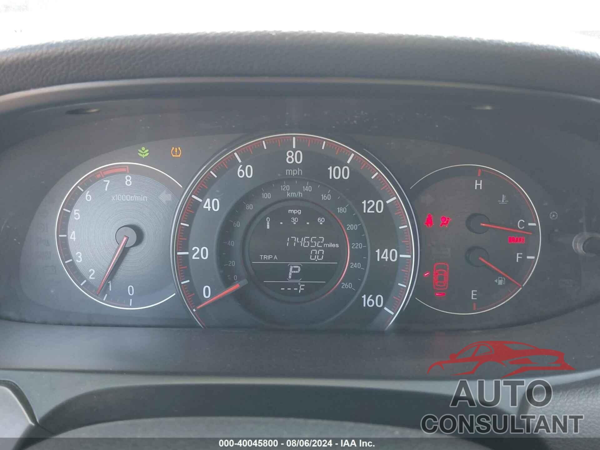 HONDA ACCORD 2016 - 1HGCR2F51GA119490