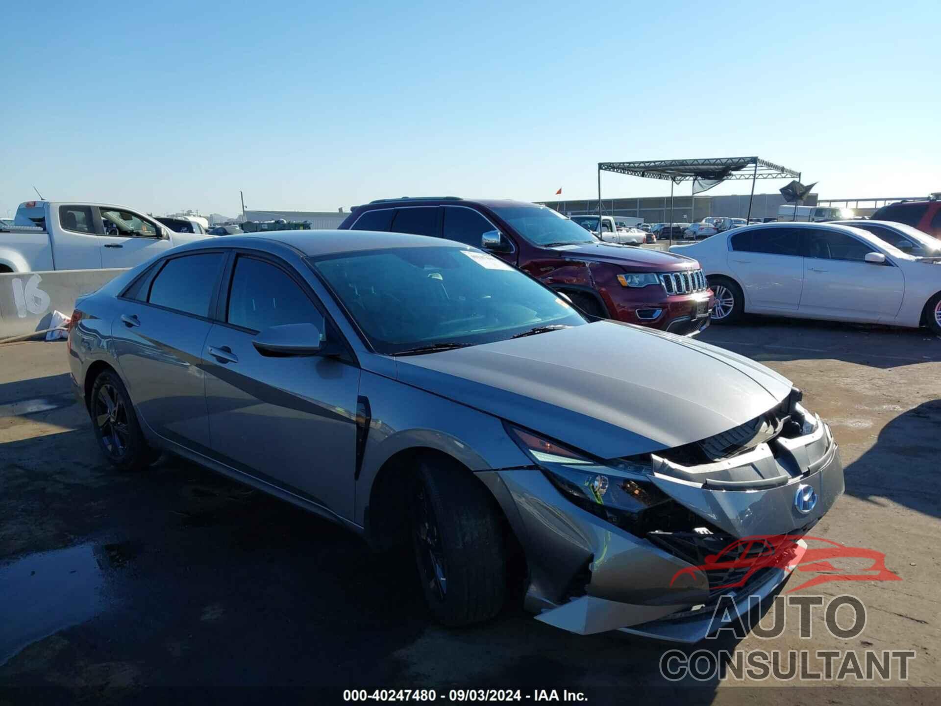 HYUNDAI ELANTRA HYBRID 2022 - KMHLM4AJ8NU021044