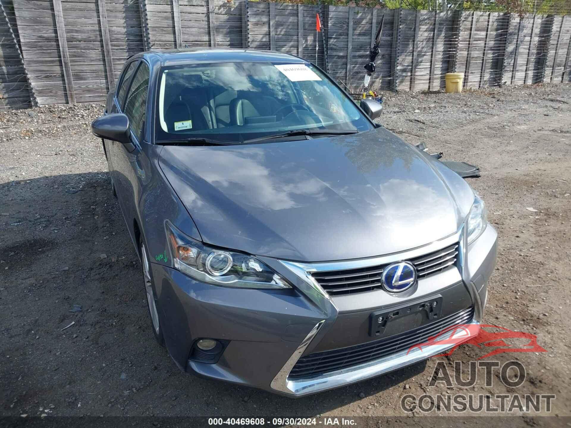 LEXUS CT 200H 2017 - JTHKD5BH6H2295522