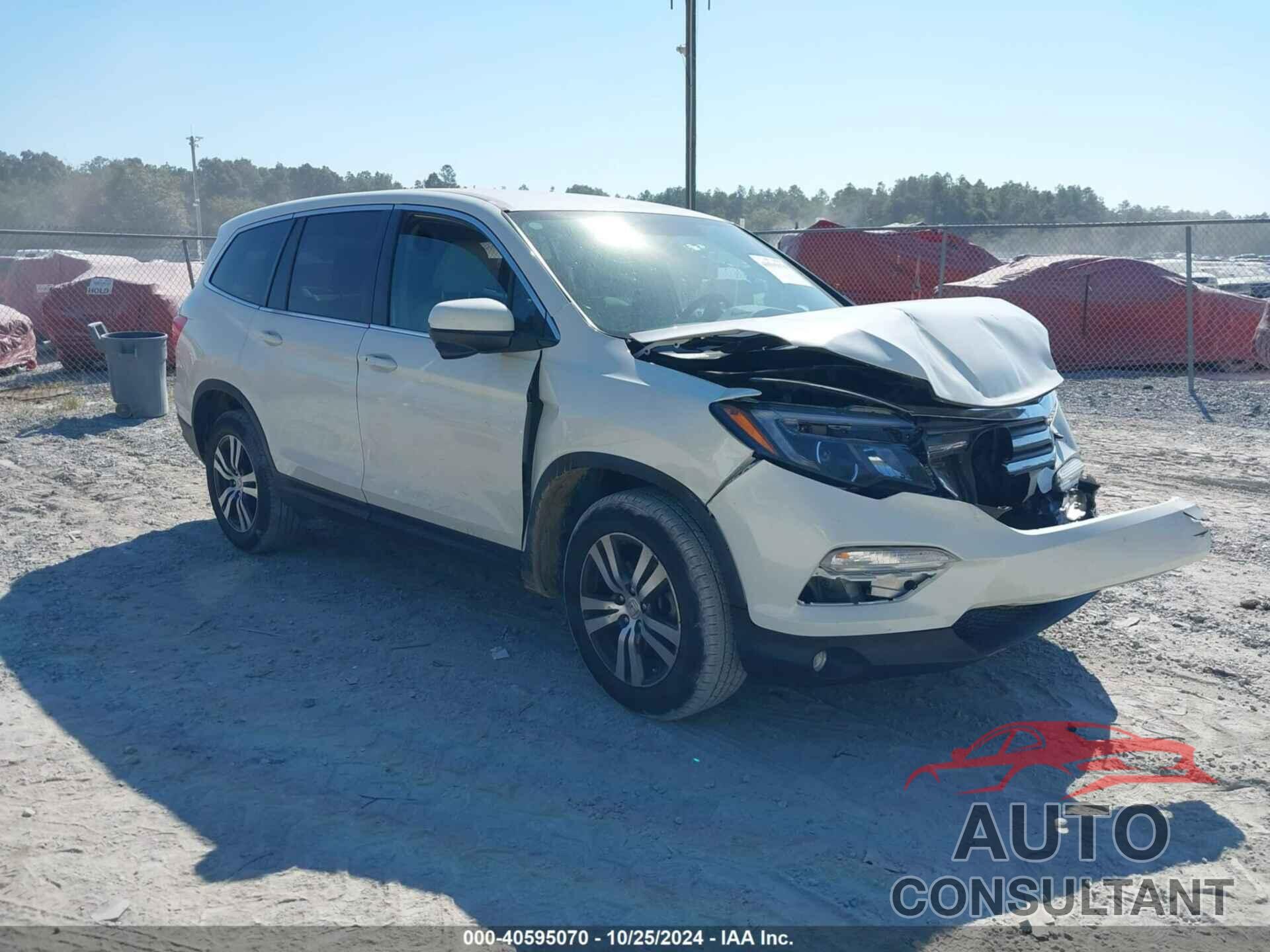 HONDA PILOT 2017 - 5FNYF5H34HB009066