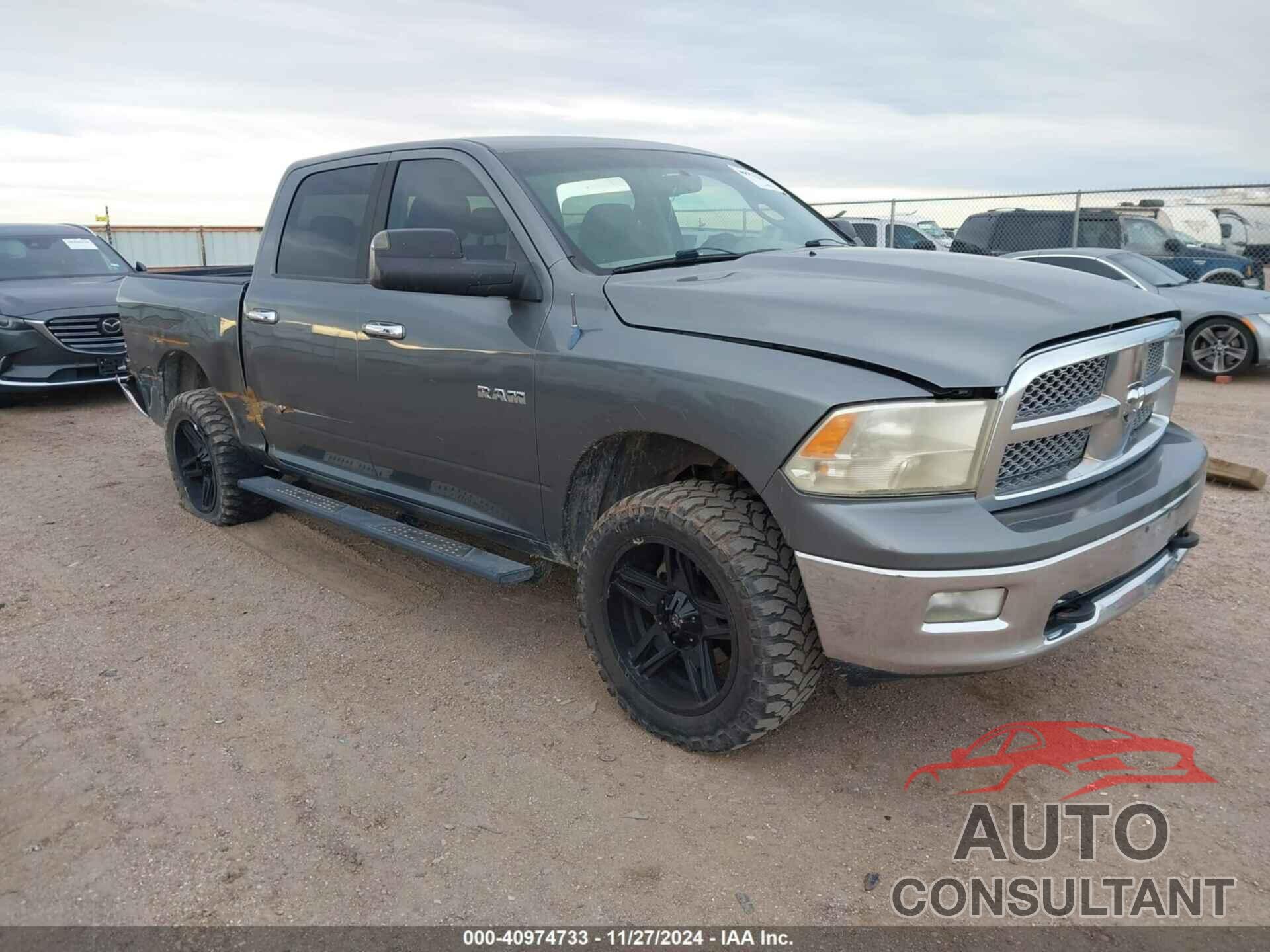 DODGE RAM 1500 2010 - 1D7RV1CT2AS137148