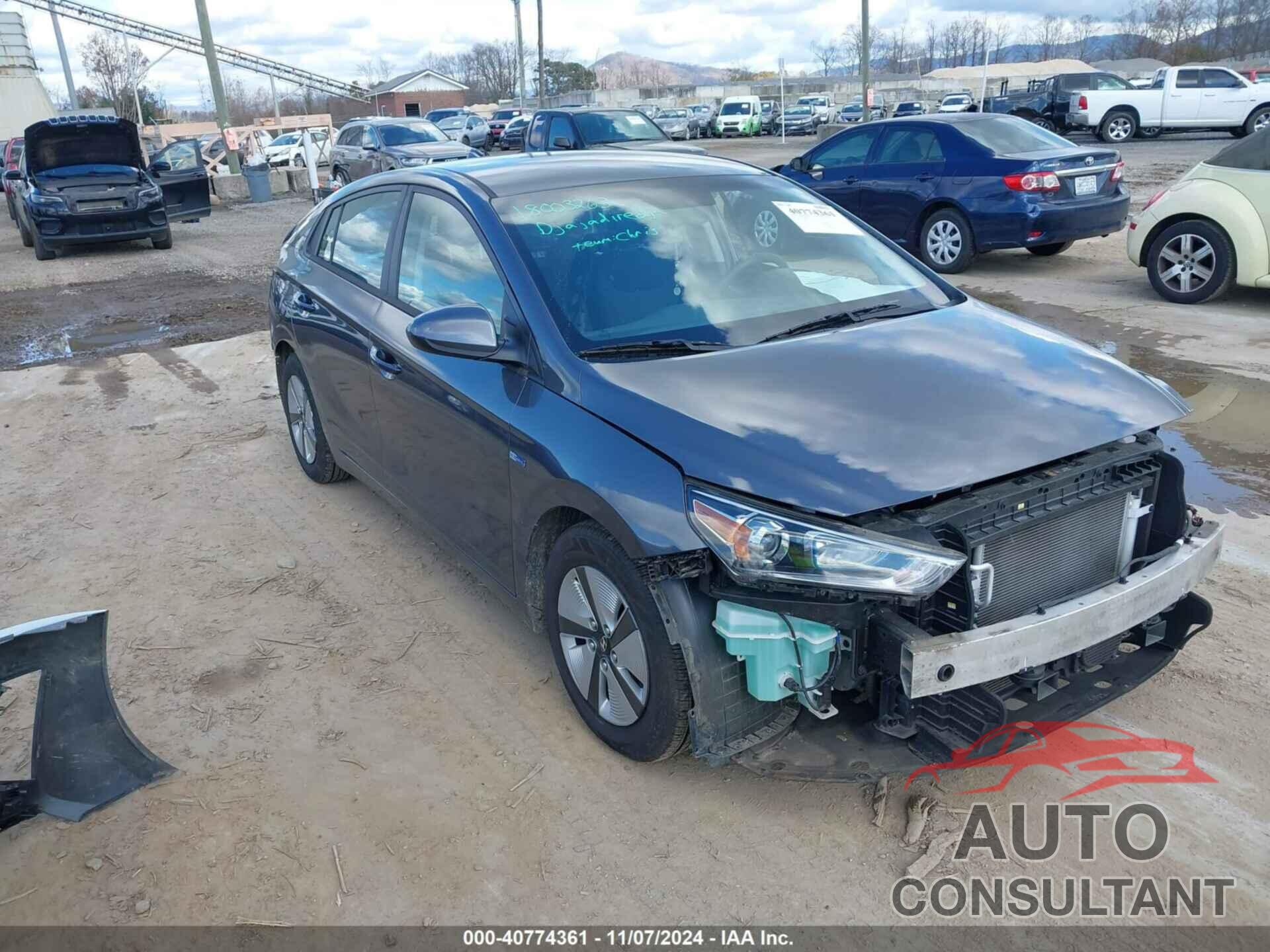 HYUNDAI IONIQ HYBRID 2019 - KMHC65LC3KU118128