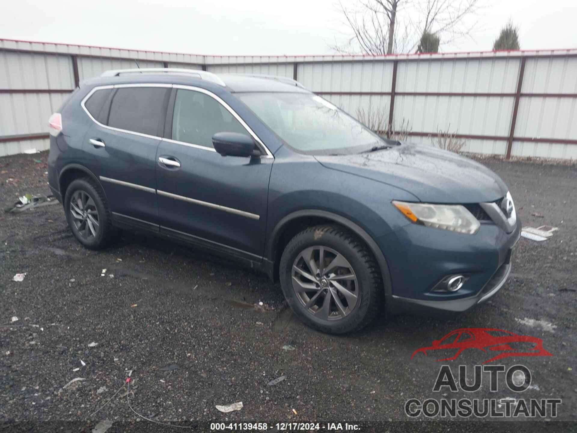 NISSAN ROGUE 2016 - 5N1AT2MVXGC730273