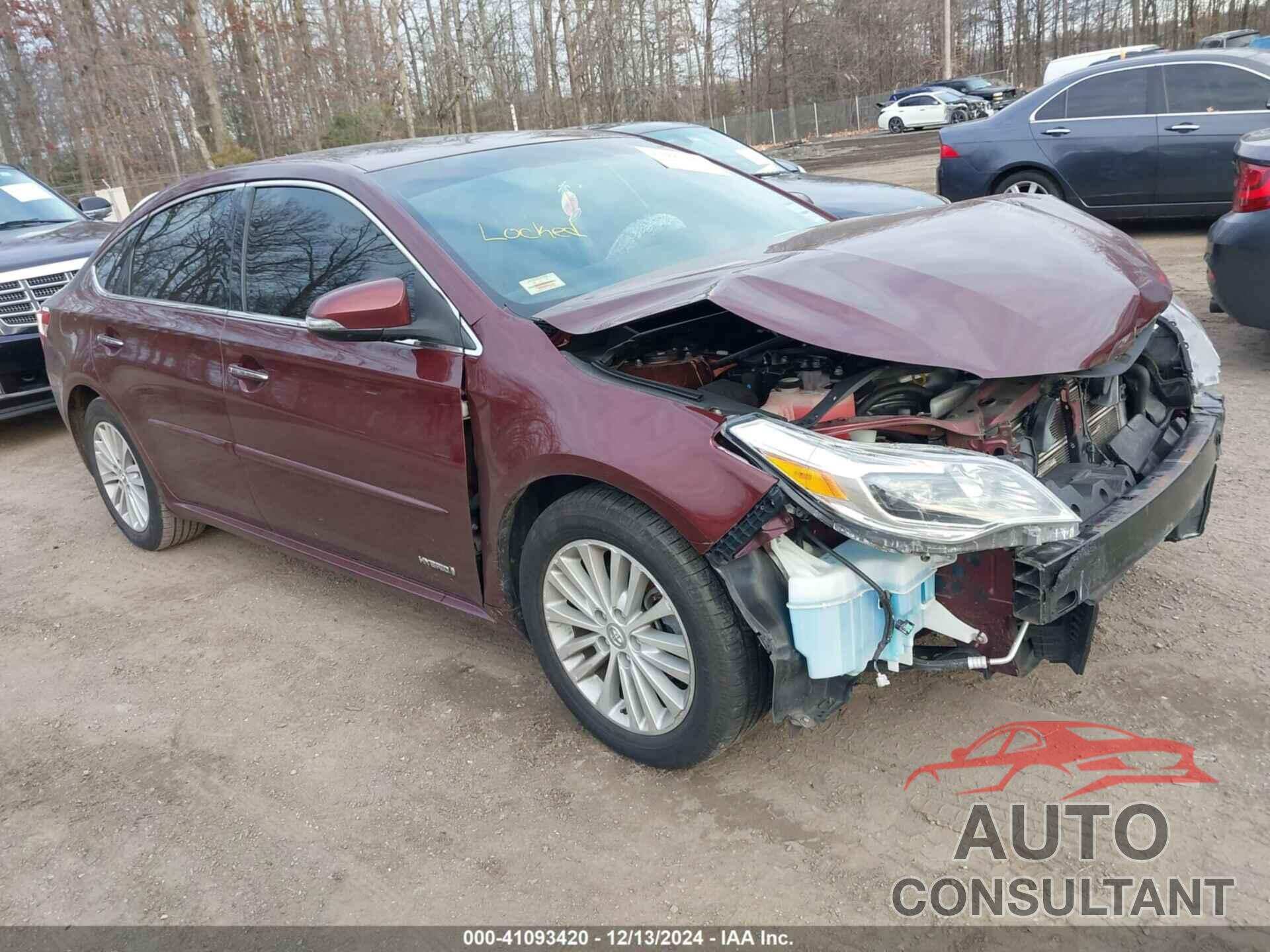 TOYOTA AVALON HYBRID 2015 - 4T1BD1EB6FU043879