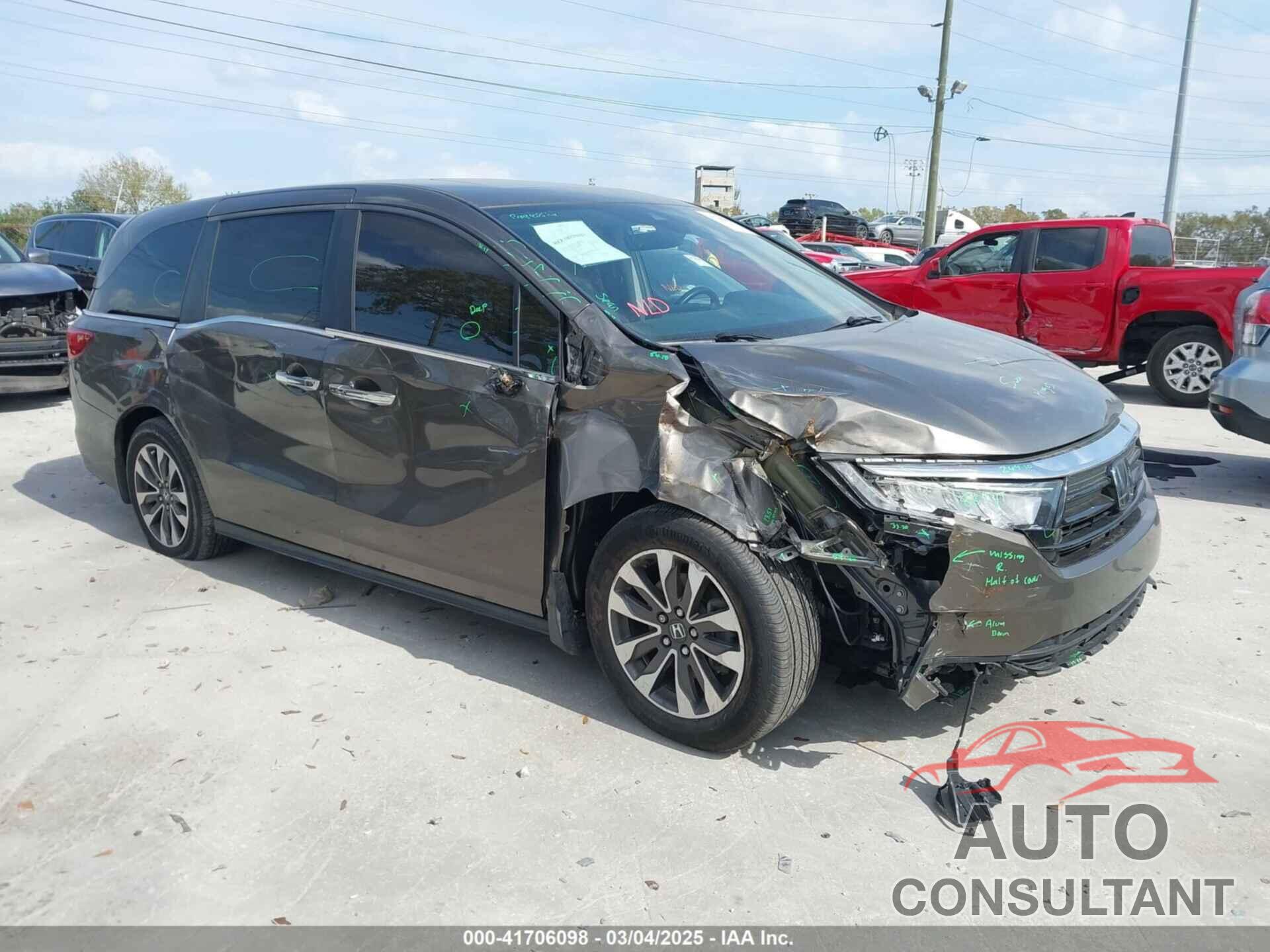 HONDA ODYSSEY 2022 - 5FNRL6H77NB031502