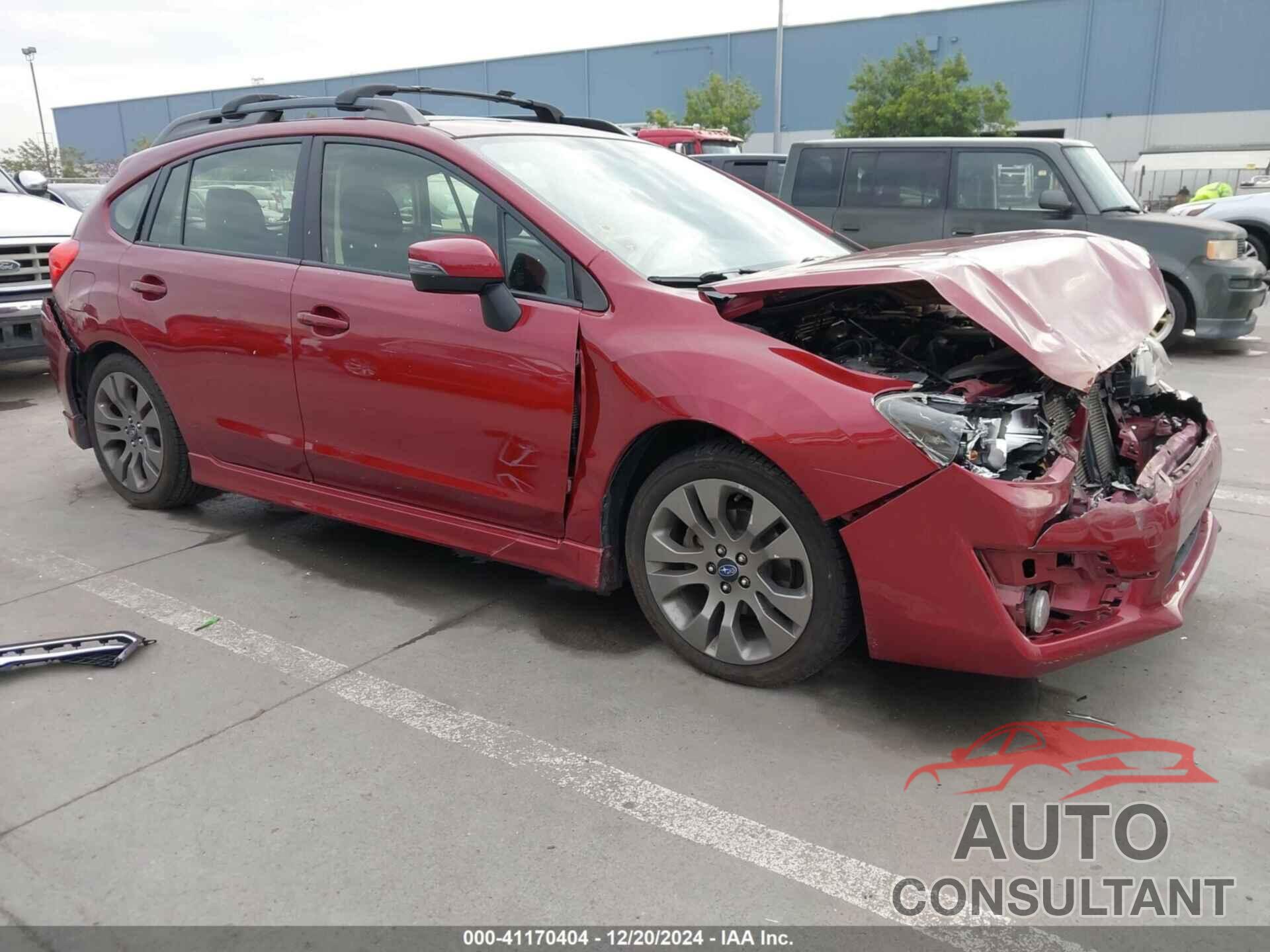 SUBARU IMPREZA 2016 - JF1GPAS66G8256257