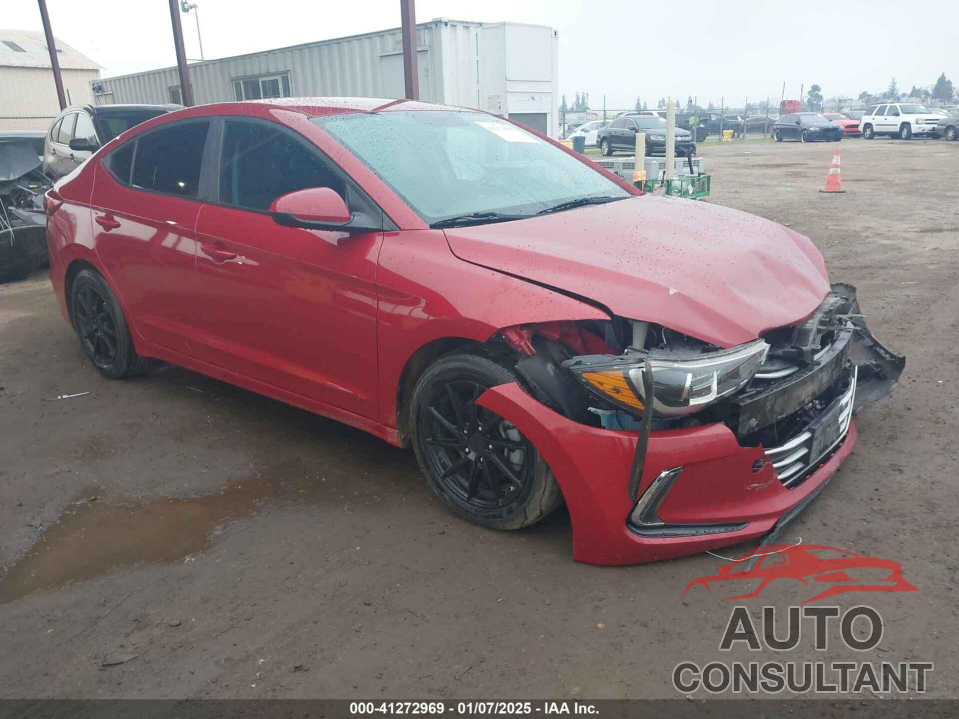 HYUNDAI ELANTRA 2017 - KMHD74LF0HU421799