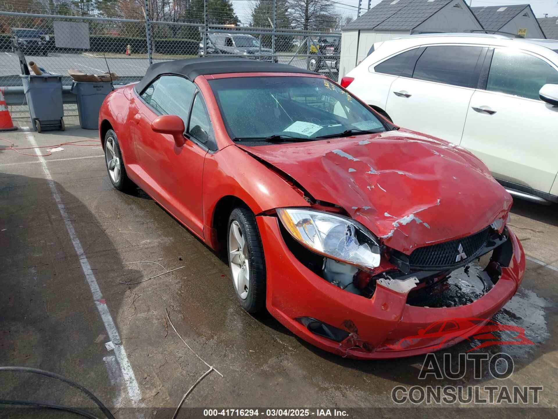 MITSUBISHI ECLIPSE SPYDER 2009 - 4A3AL25F99E043527
