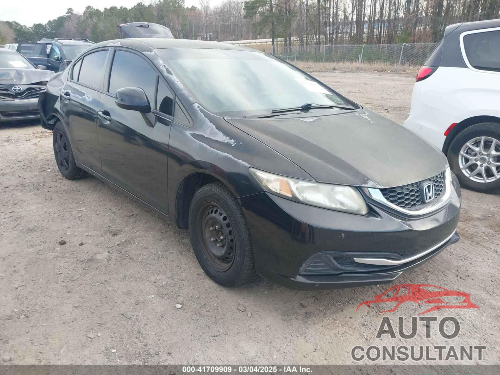 HONDA CIVIC 2013 - 2HGFB2F5XDH544611