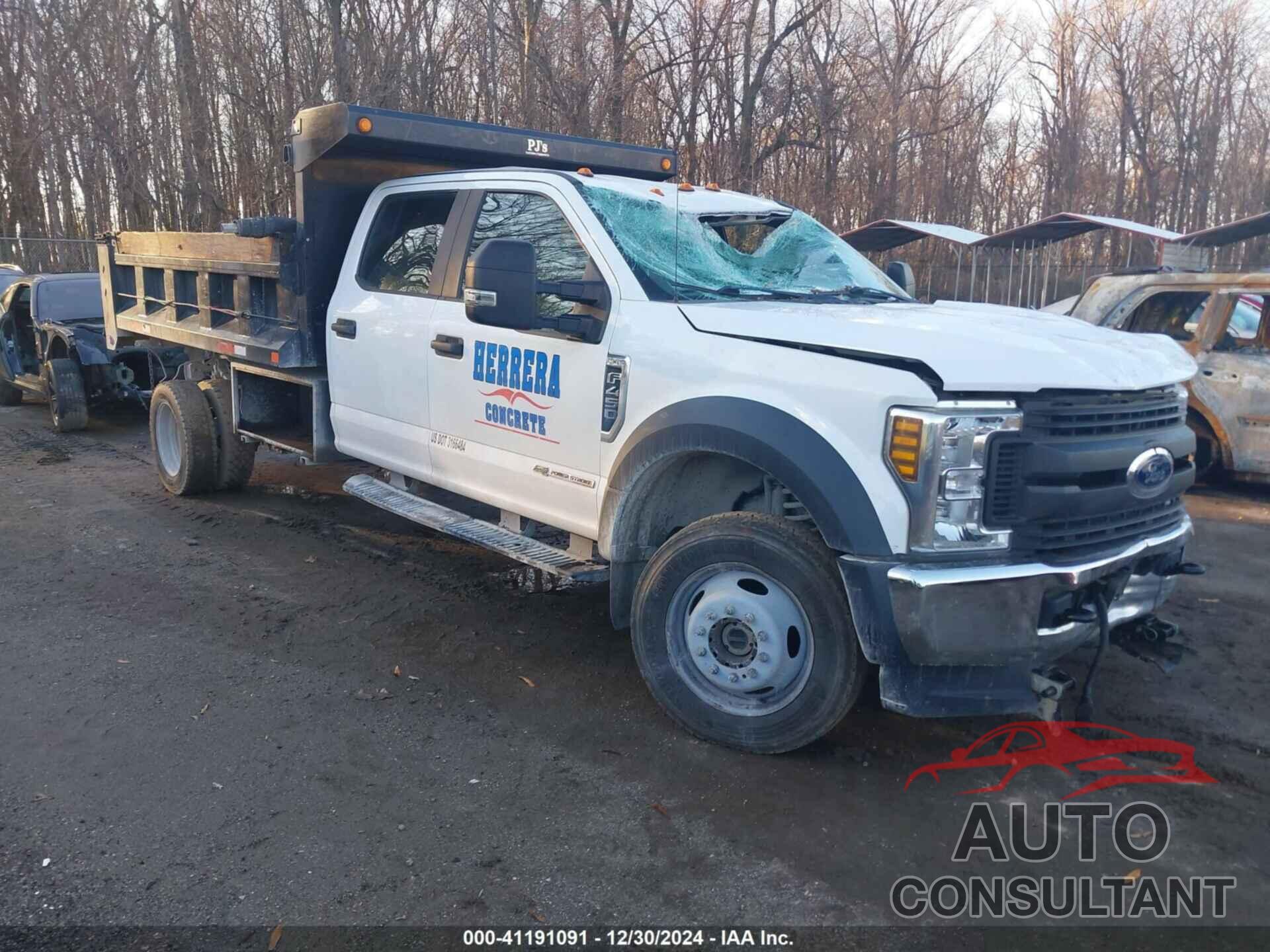 FORD F-450 CHASSIS 2019 - 1FD9W4HT0KEF85725