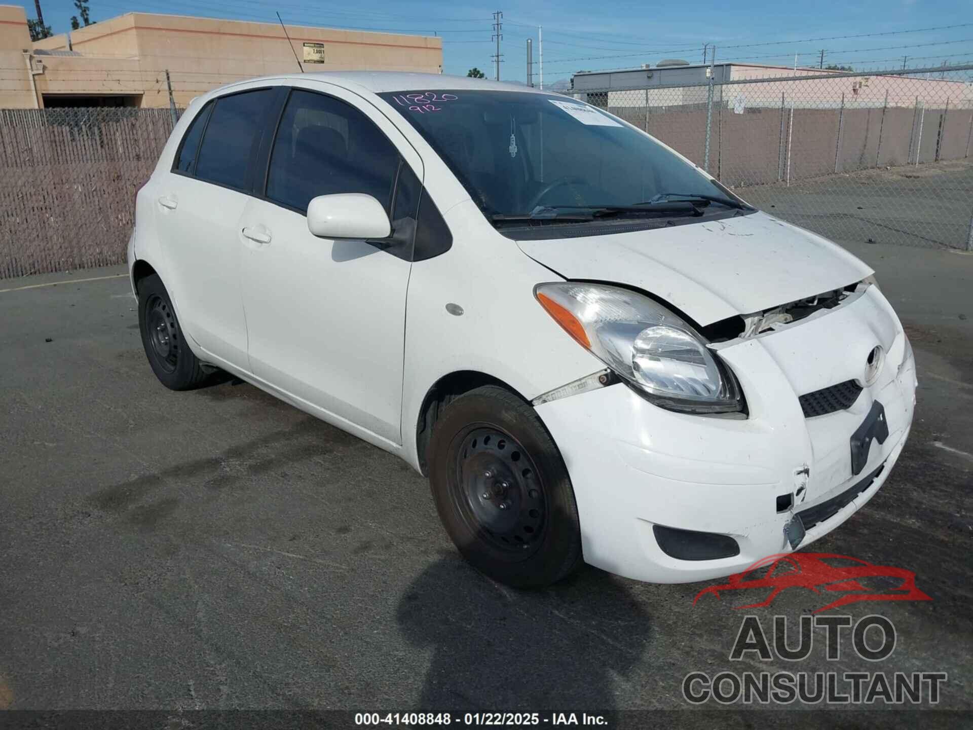 TOYOTA YARIS 2010 - JTDKT4K30A5294485