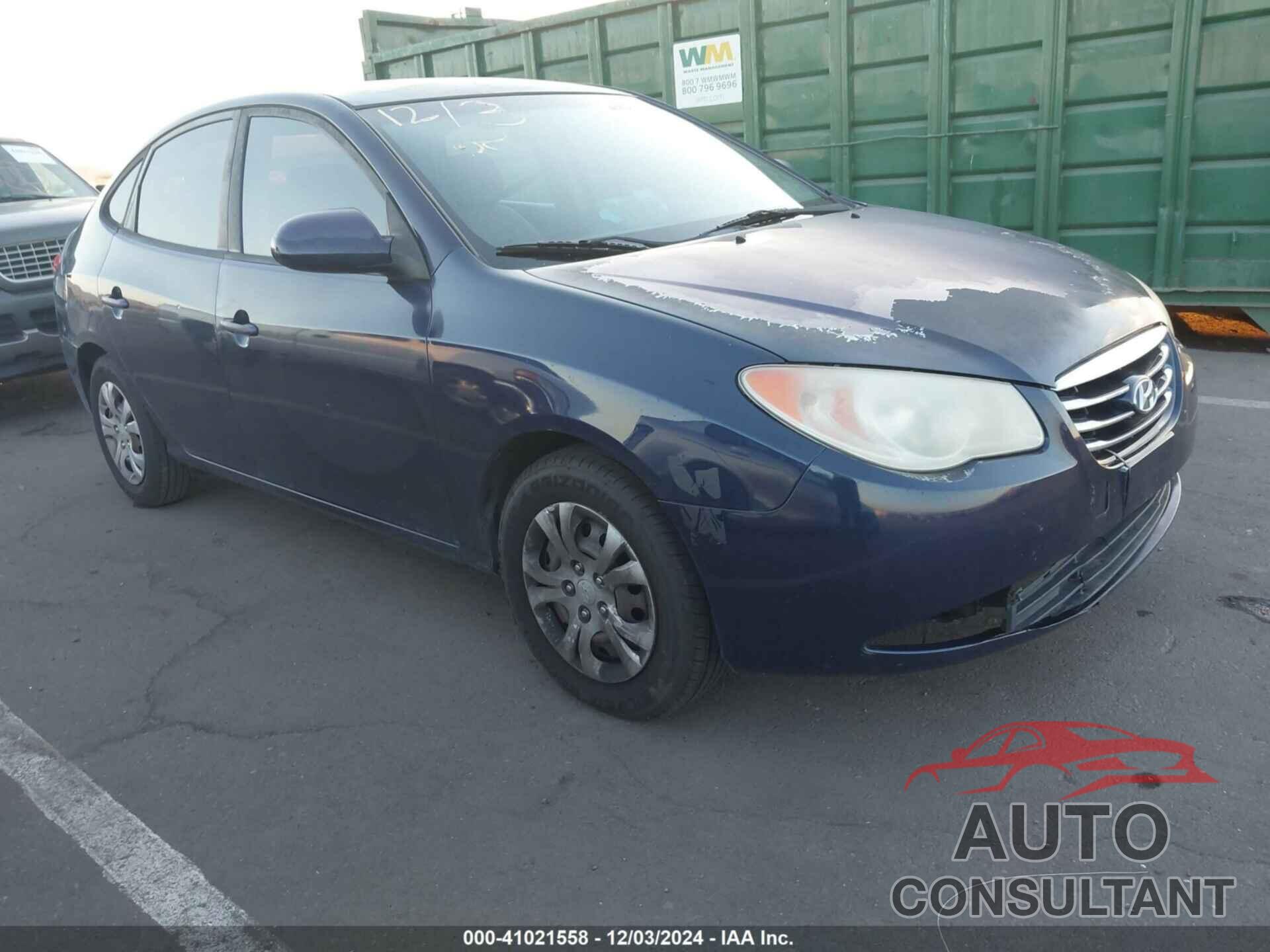 HYUNDAI ELANTRA 2010 - KMHDU4AD0AU138514