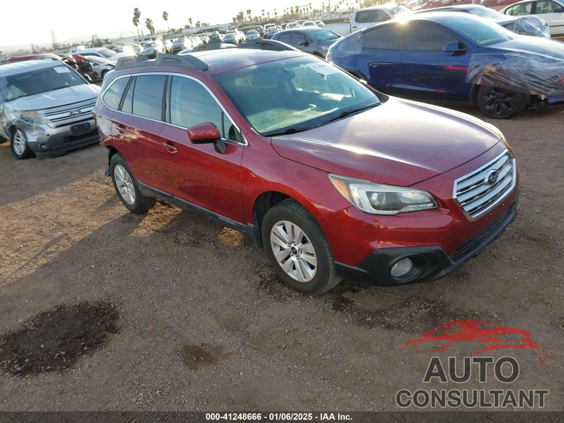 SUBARU OUTBACK 2017 - 4S4BSADC9H3325765