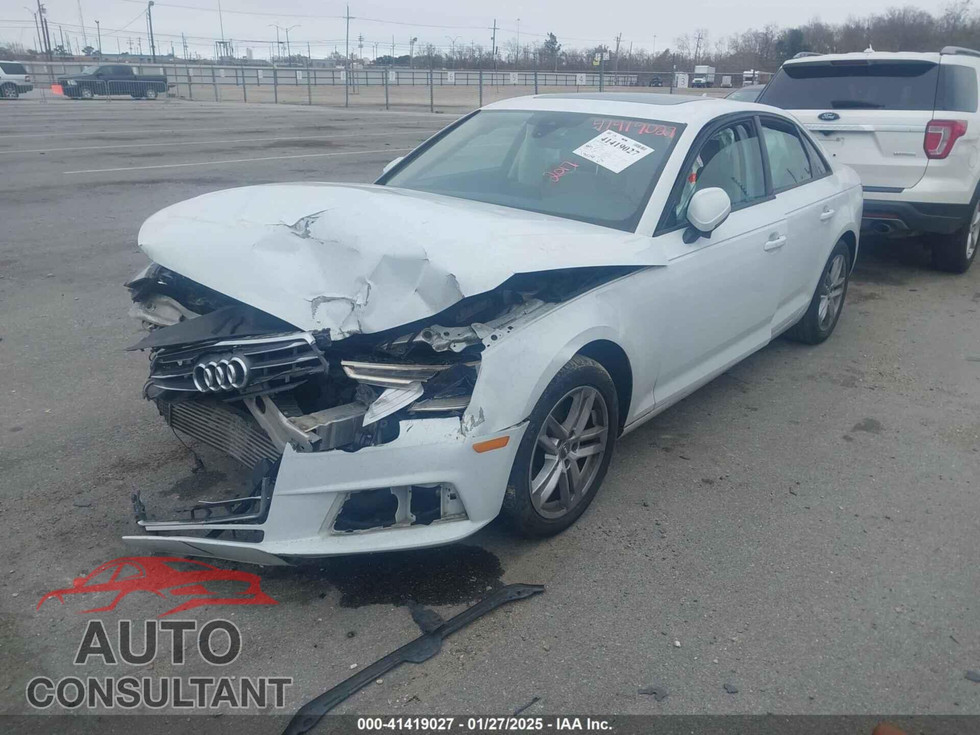 AUDI A4 2017 - WAUGMAF47HN045208