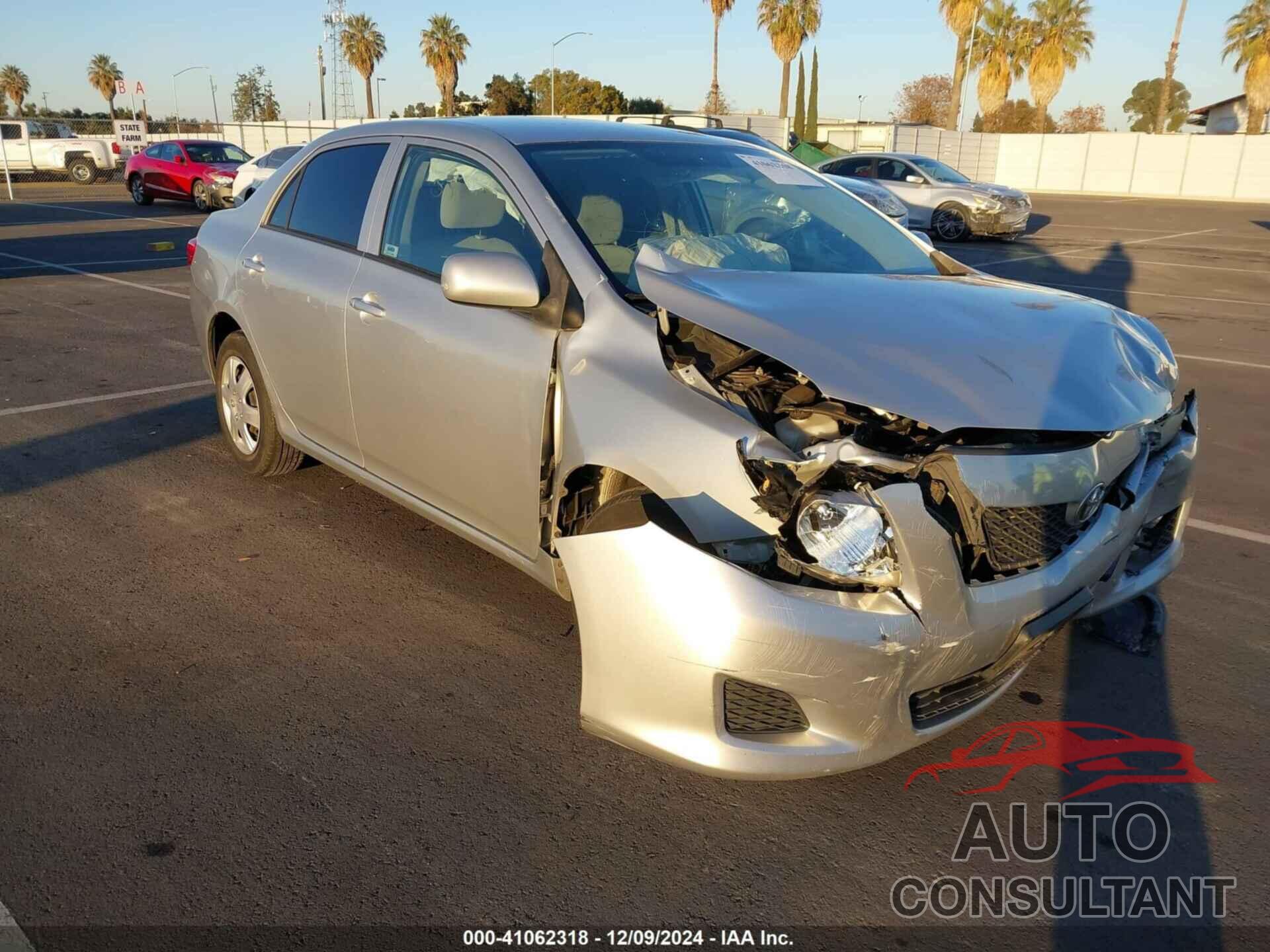 TOYOTA COROLLA 2009 - JTDBL40E29J005761