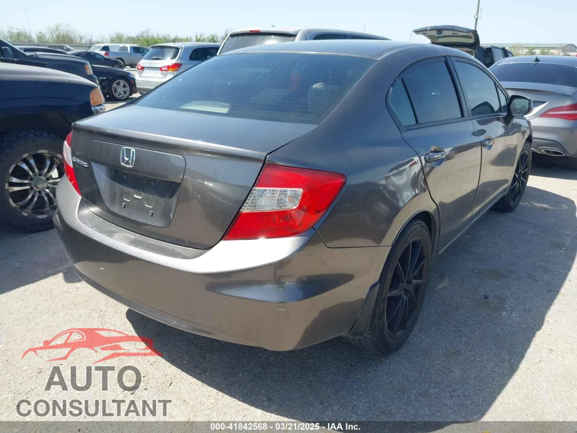 HONDA CIVIC 2012 - JHMFB2F53CS005414