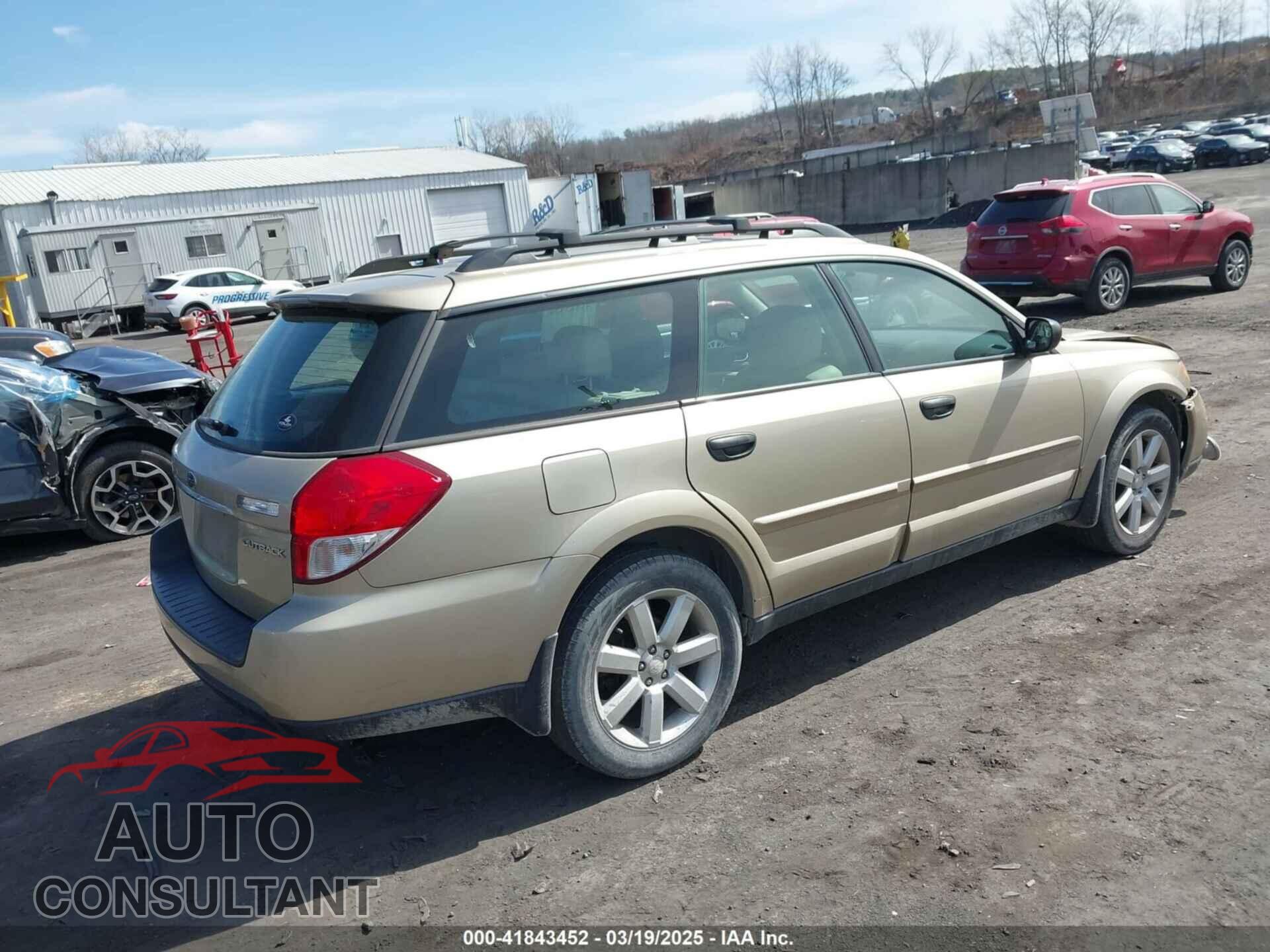 SUBARU OUTBACK 2009 - 4S4BP61C997326363