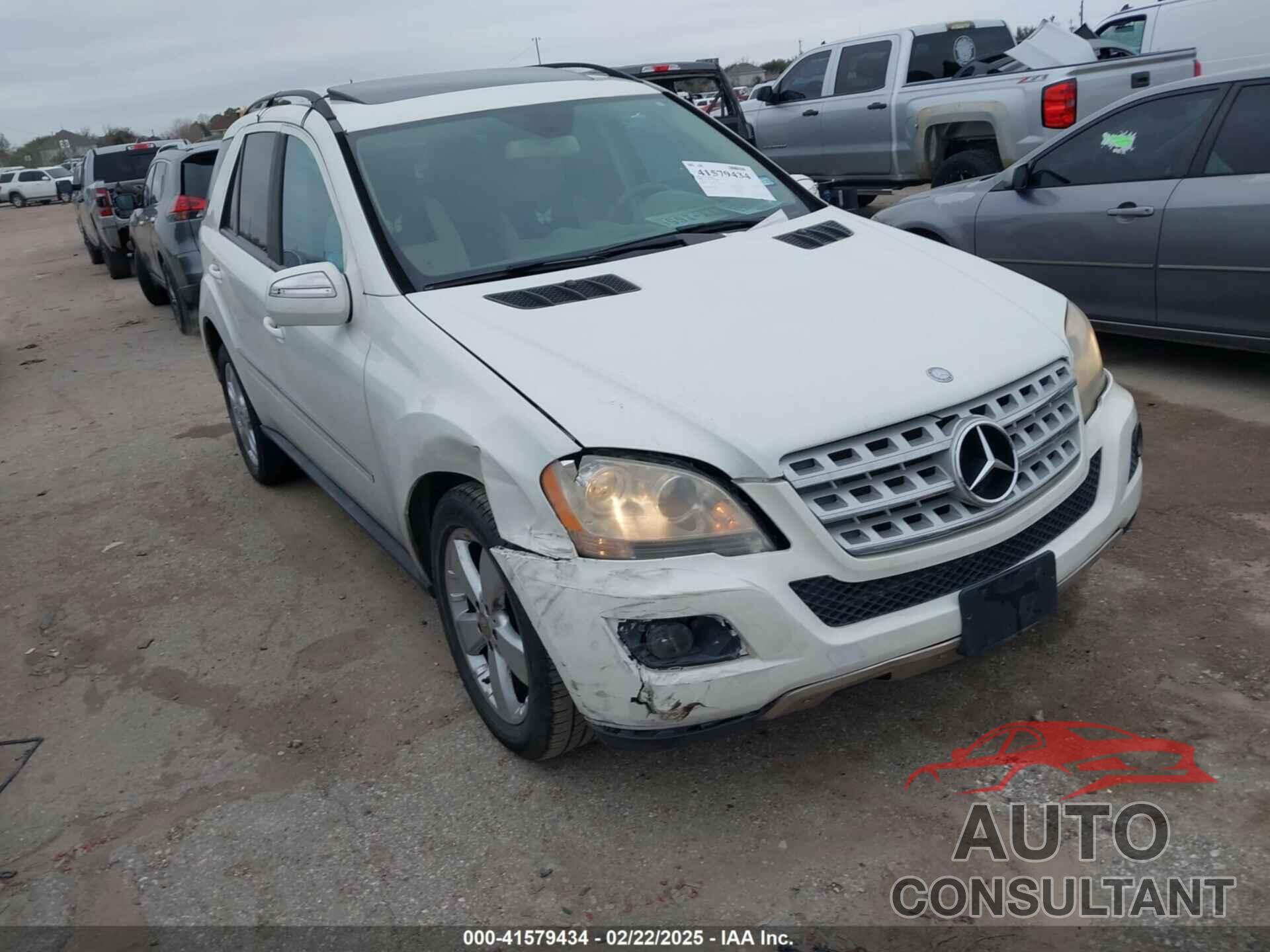 MERCEDES-BENZ ML 350 2009 - 4JGBB86E69A445673