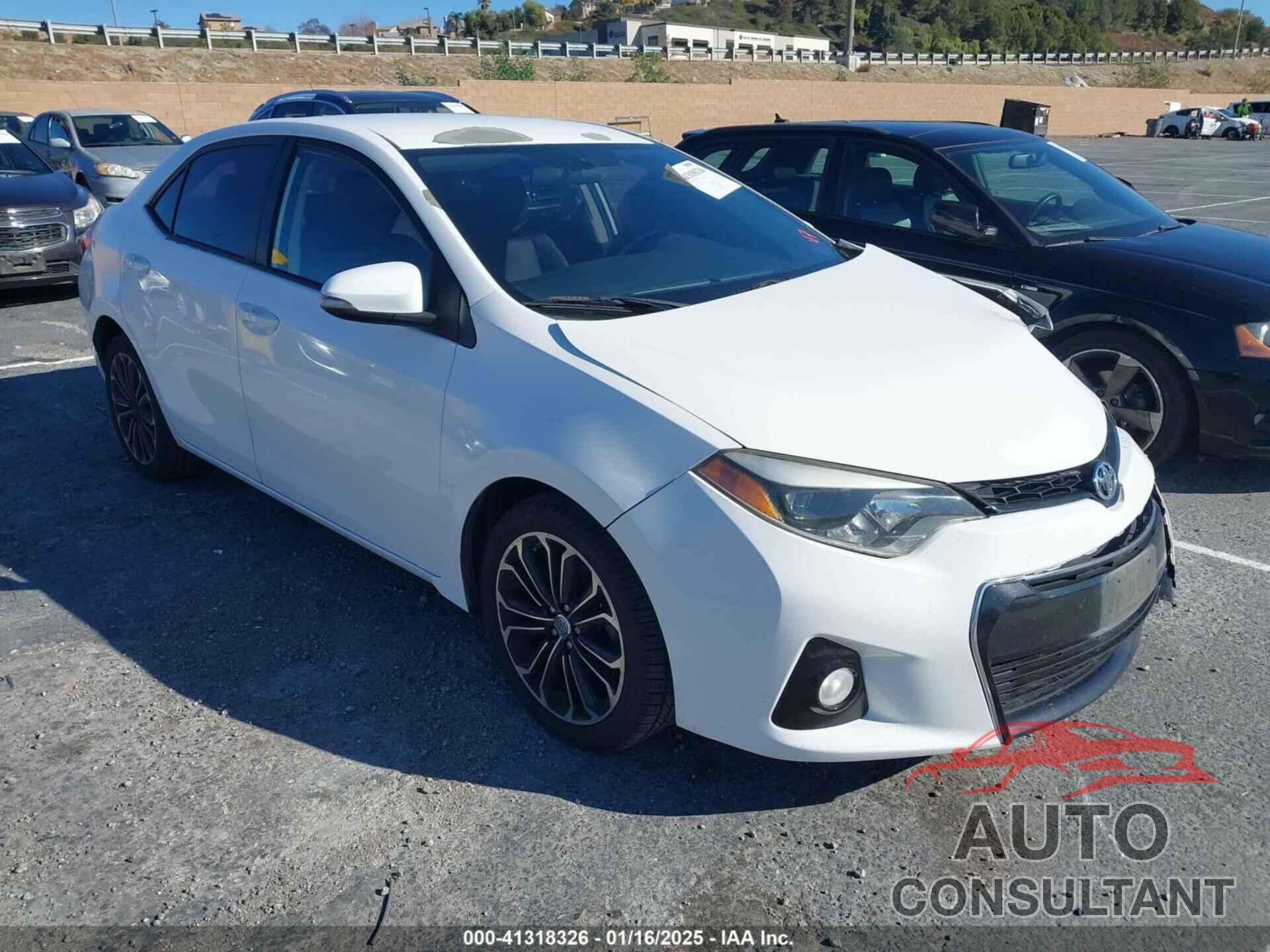 TOYOTA COROLLA 2014 - 5YFBURHE8EP138061