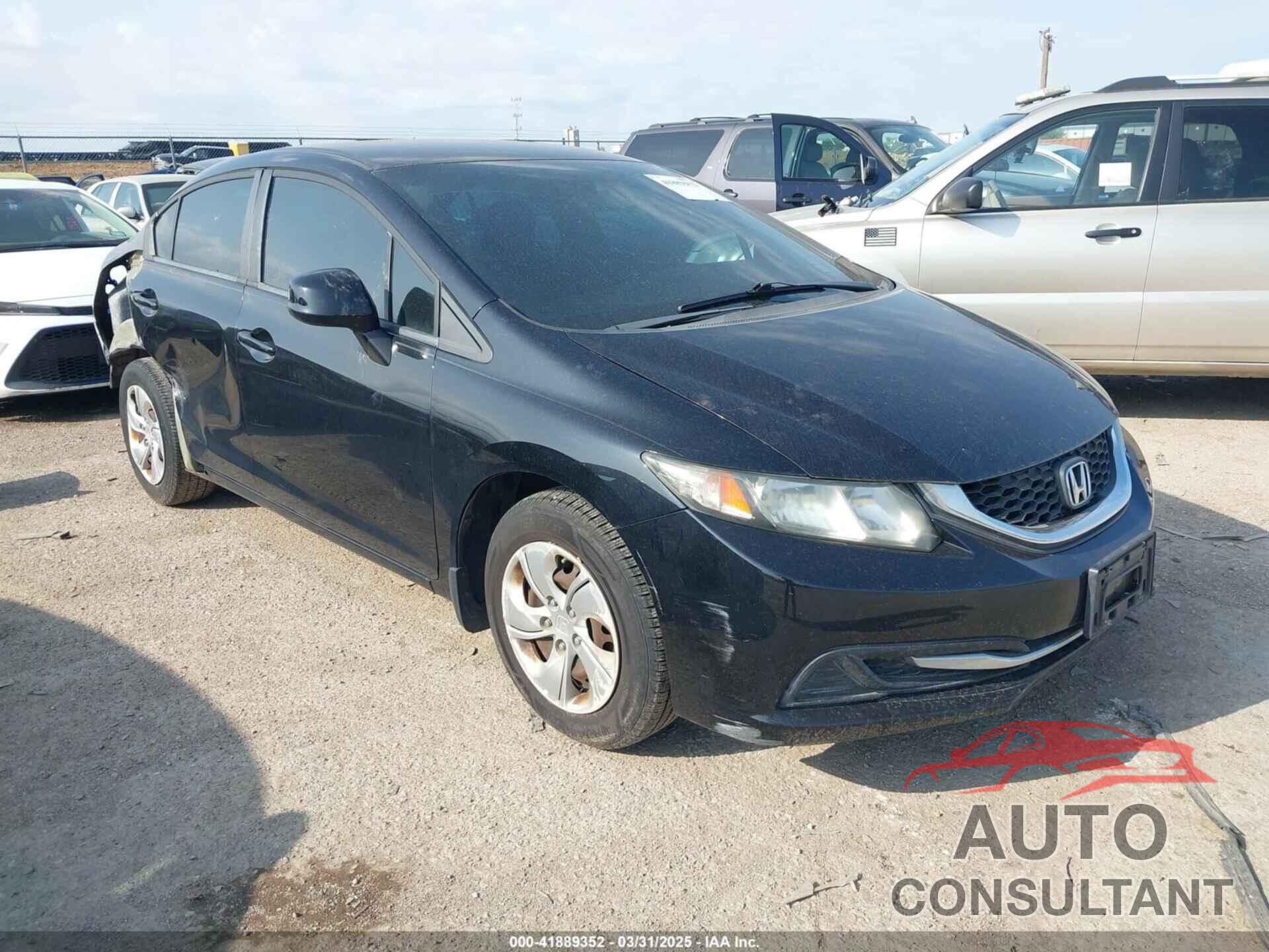HONDA CIVIC 2013 - 2HGFB2F5XDH579116