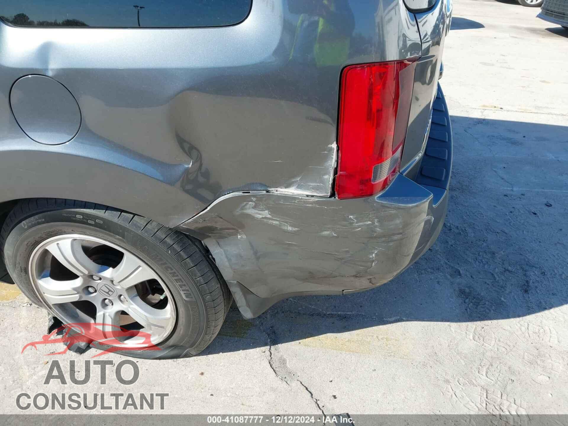 HONDA PILOT 2012 - 5FNYF4H59CB063354