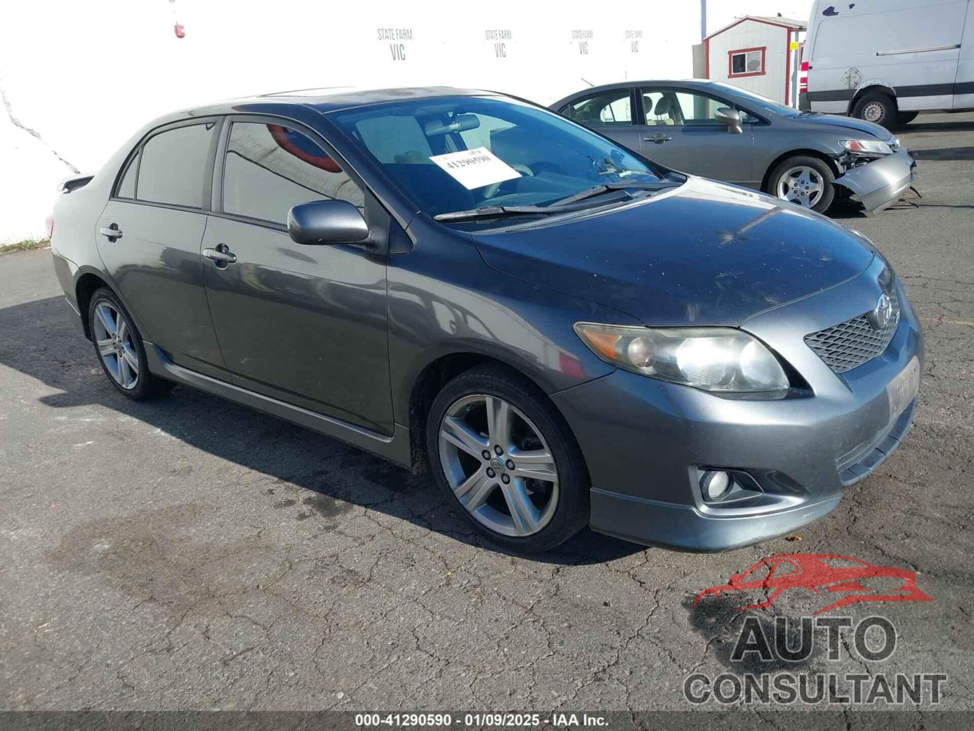 TOYOTA COROLLA 2009 - 1NXBE40E39Z096396