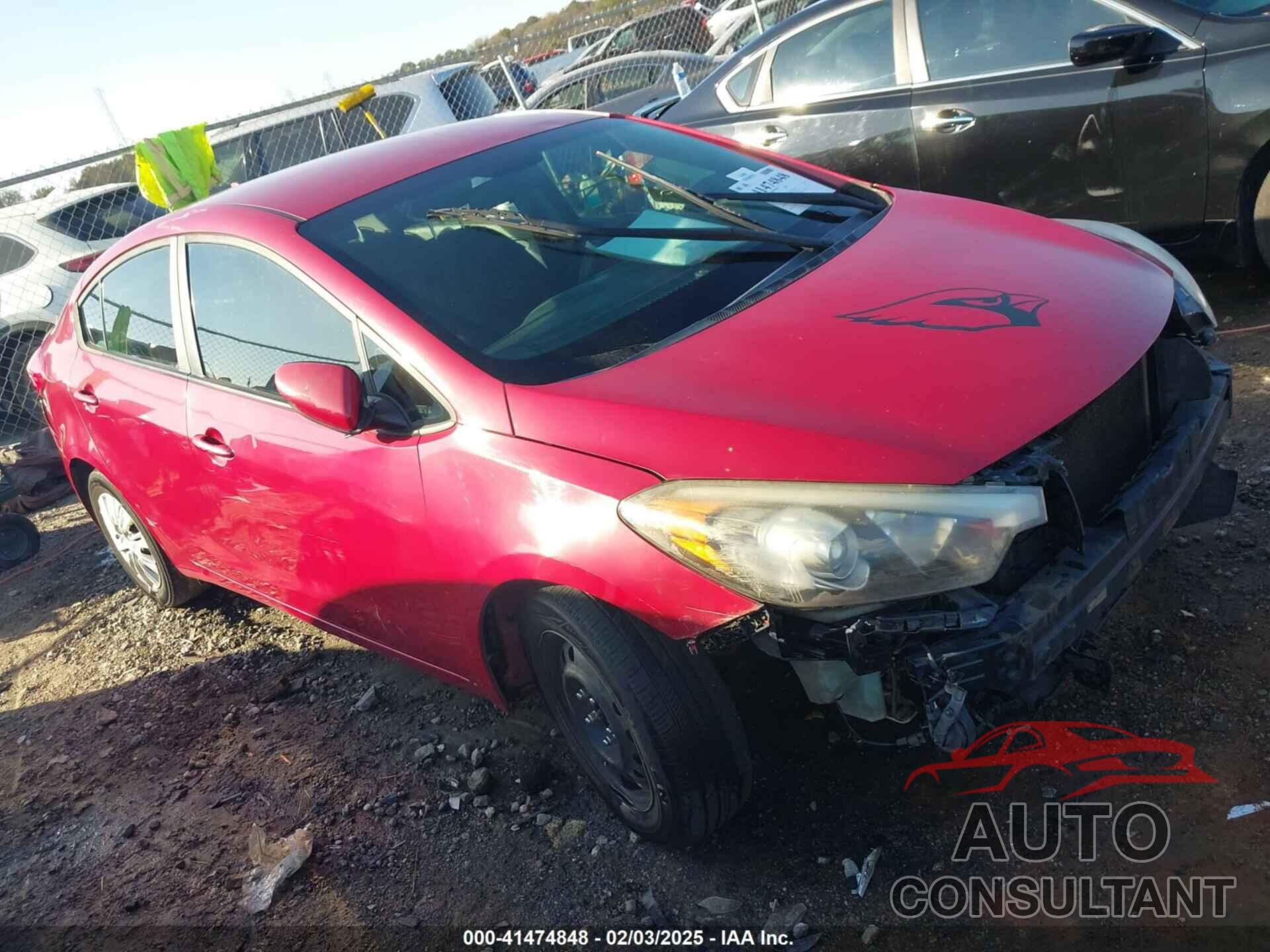 KIA FORTE 2016 - KNAFK4A64G5569698