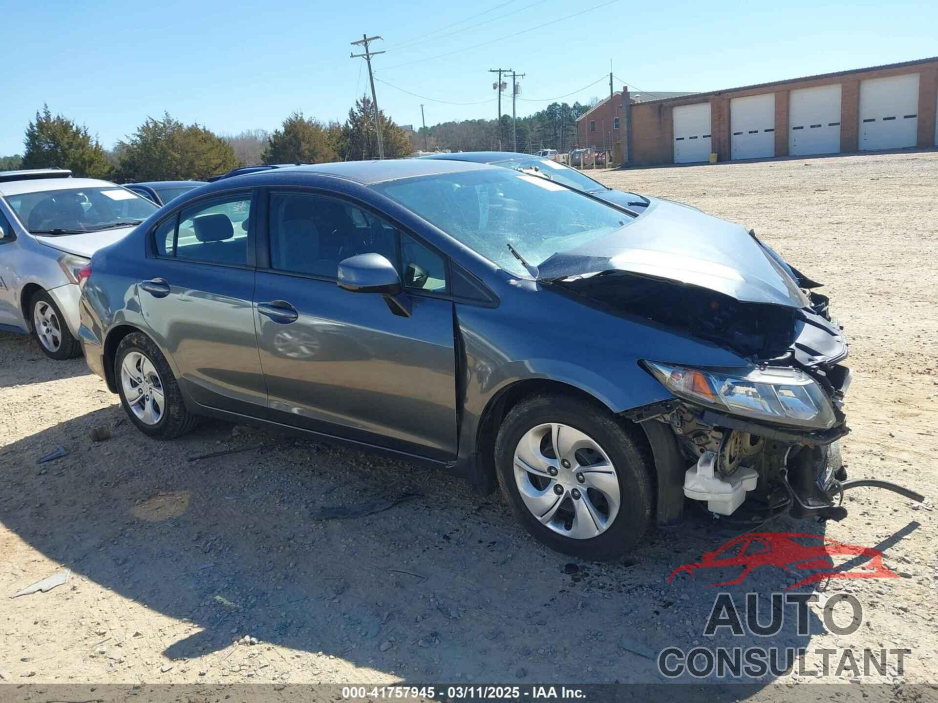 HONDA CIVIC 2013 - 2HGFB2F59DH507890