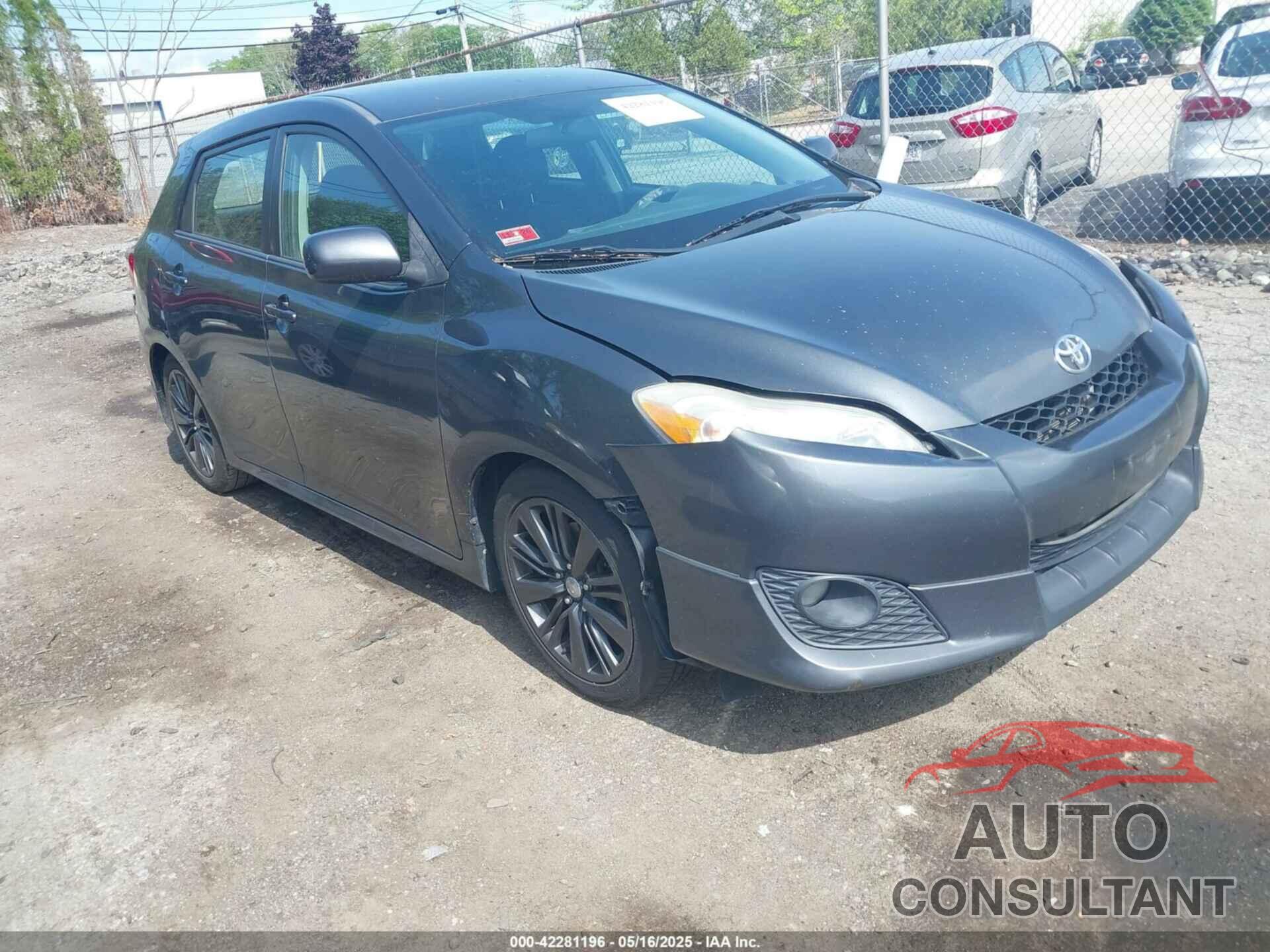 TOYOTA MATRIX 2009 - 2T1KE40E09C020930