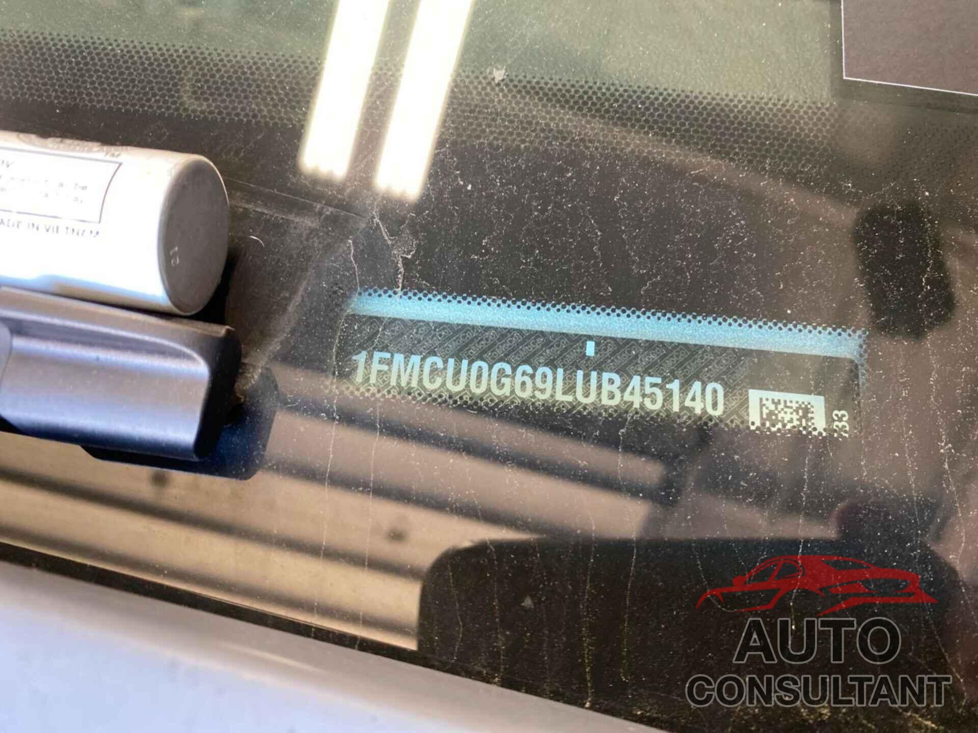 FORD ESCAPE 2020 - 1FMCU0G69LUB45140