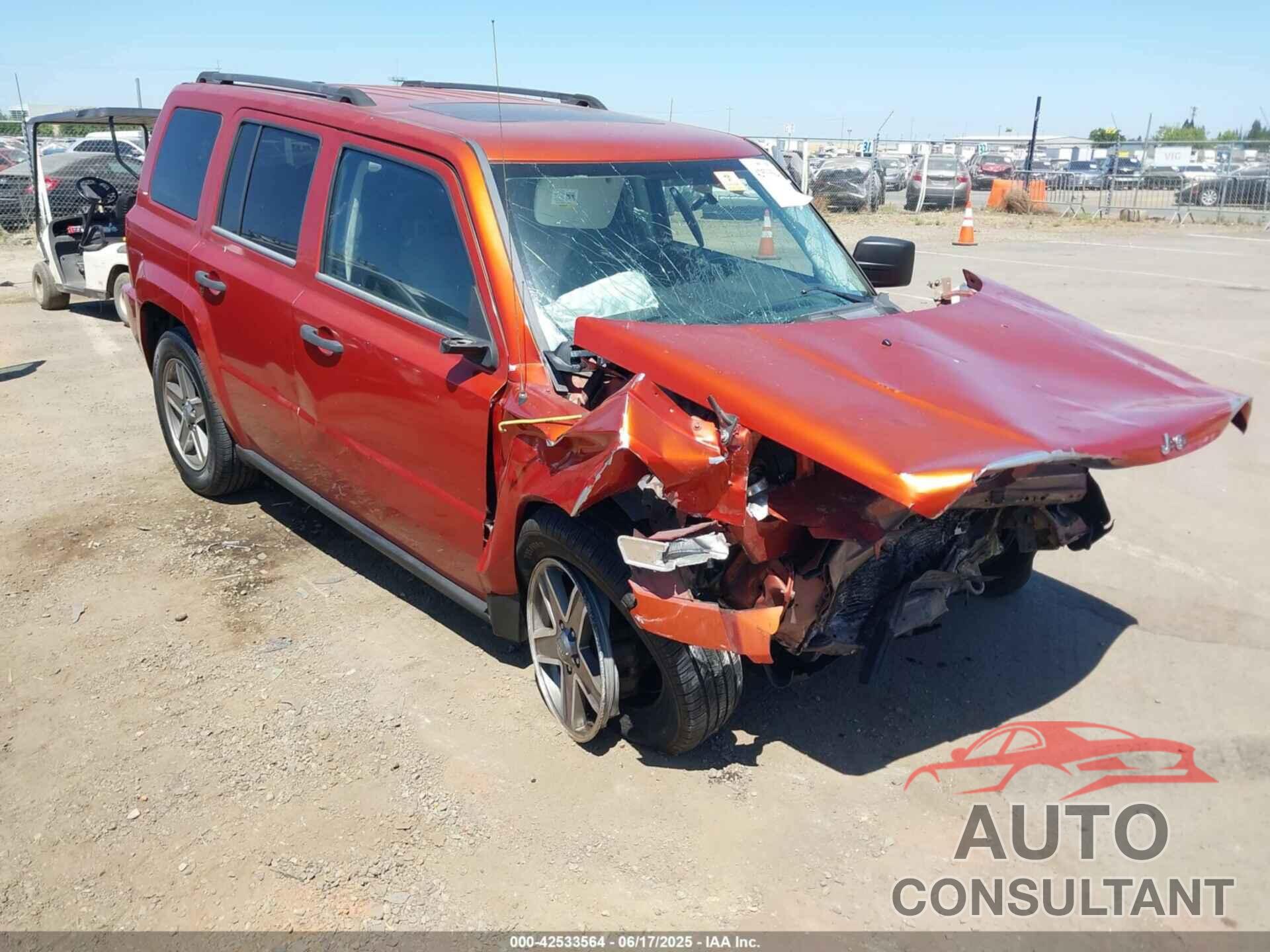JEEP PATRIOT 2009 - 1J4FF28B89D105833