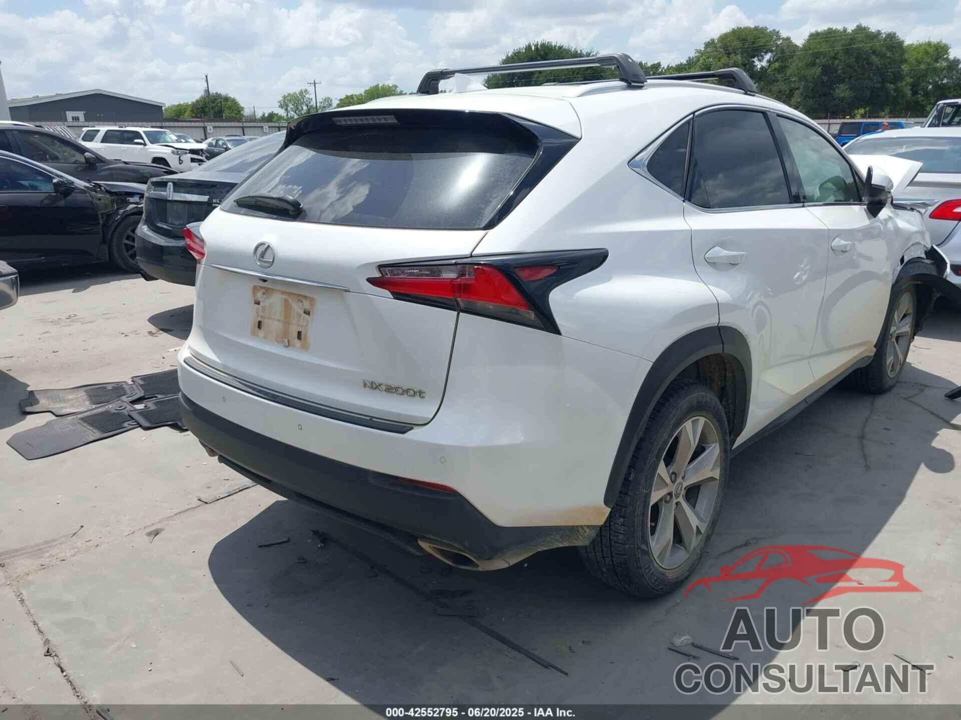 LEXUS NX 200T 2017 - JTJYARBZ5H2055170