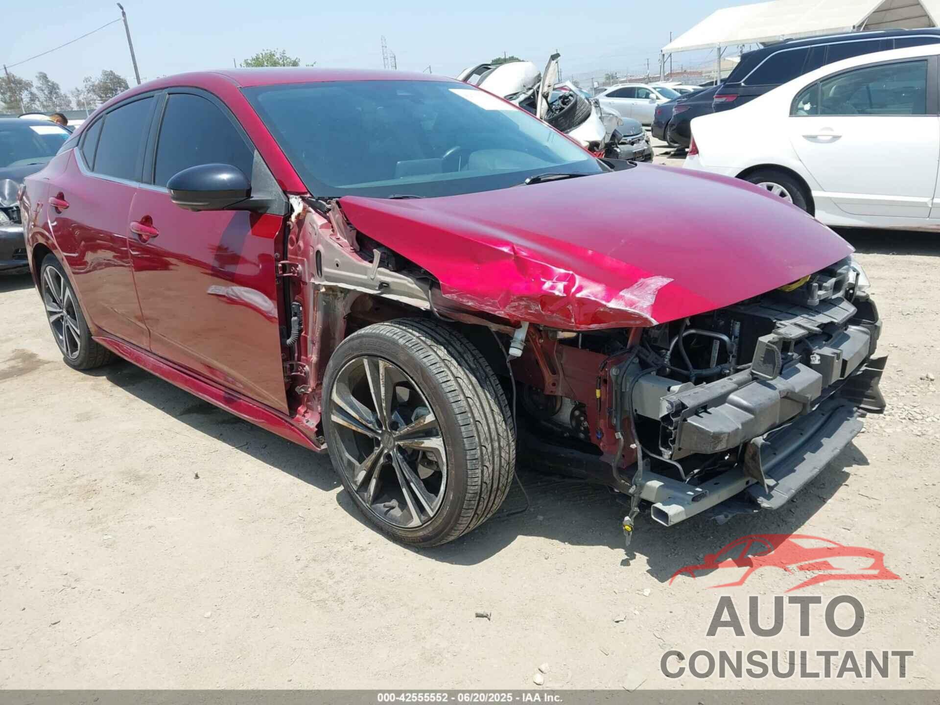 NISSAN SENTRA 2020 - 3N1AB8DV7LY299423