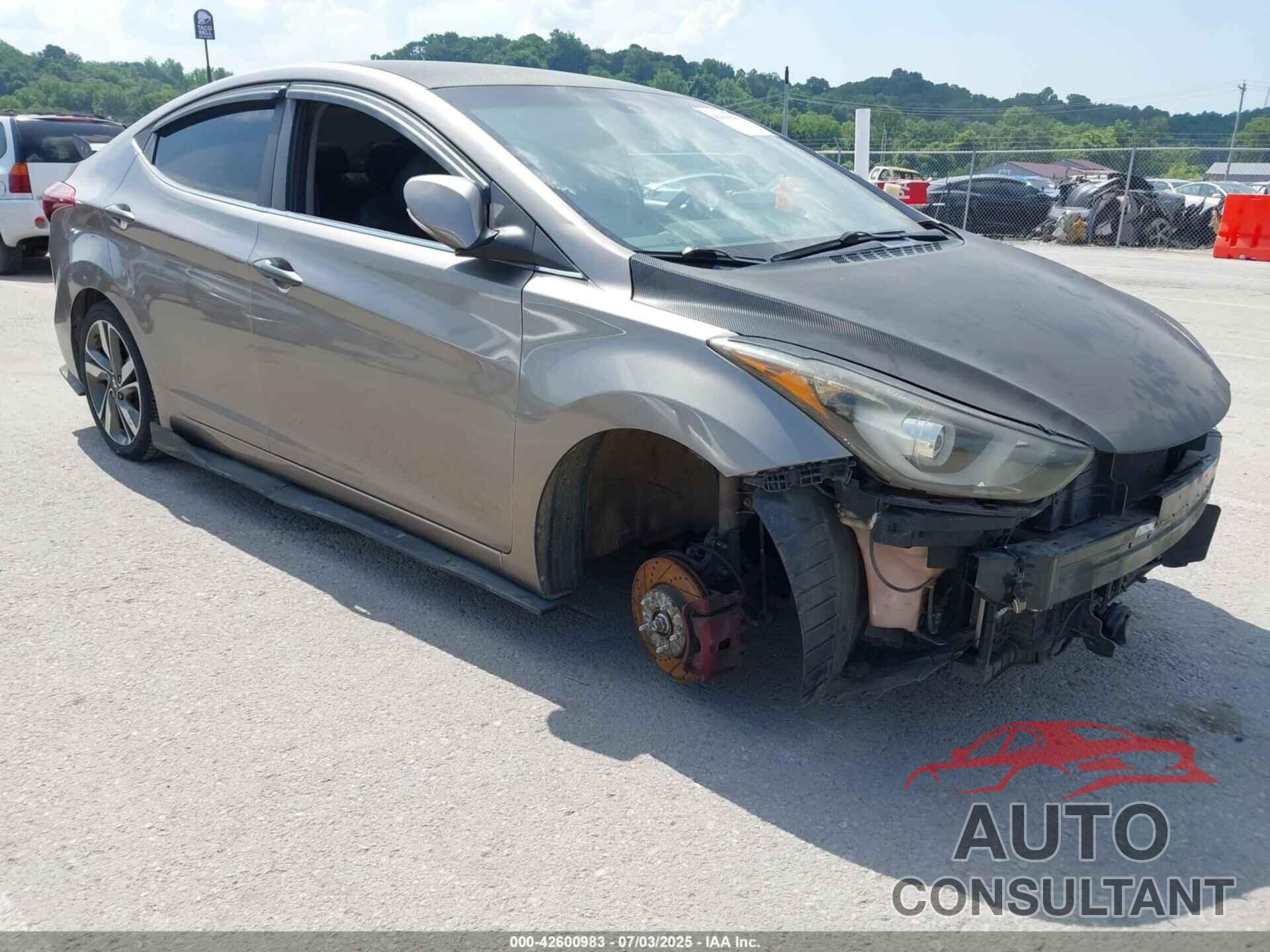 HYUNDAI ELANTRA 2014 - 5NPDH4AE4EH456511