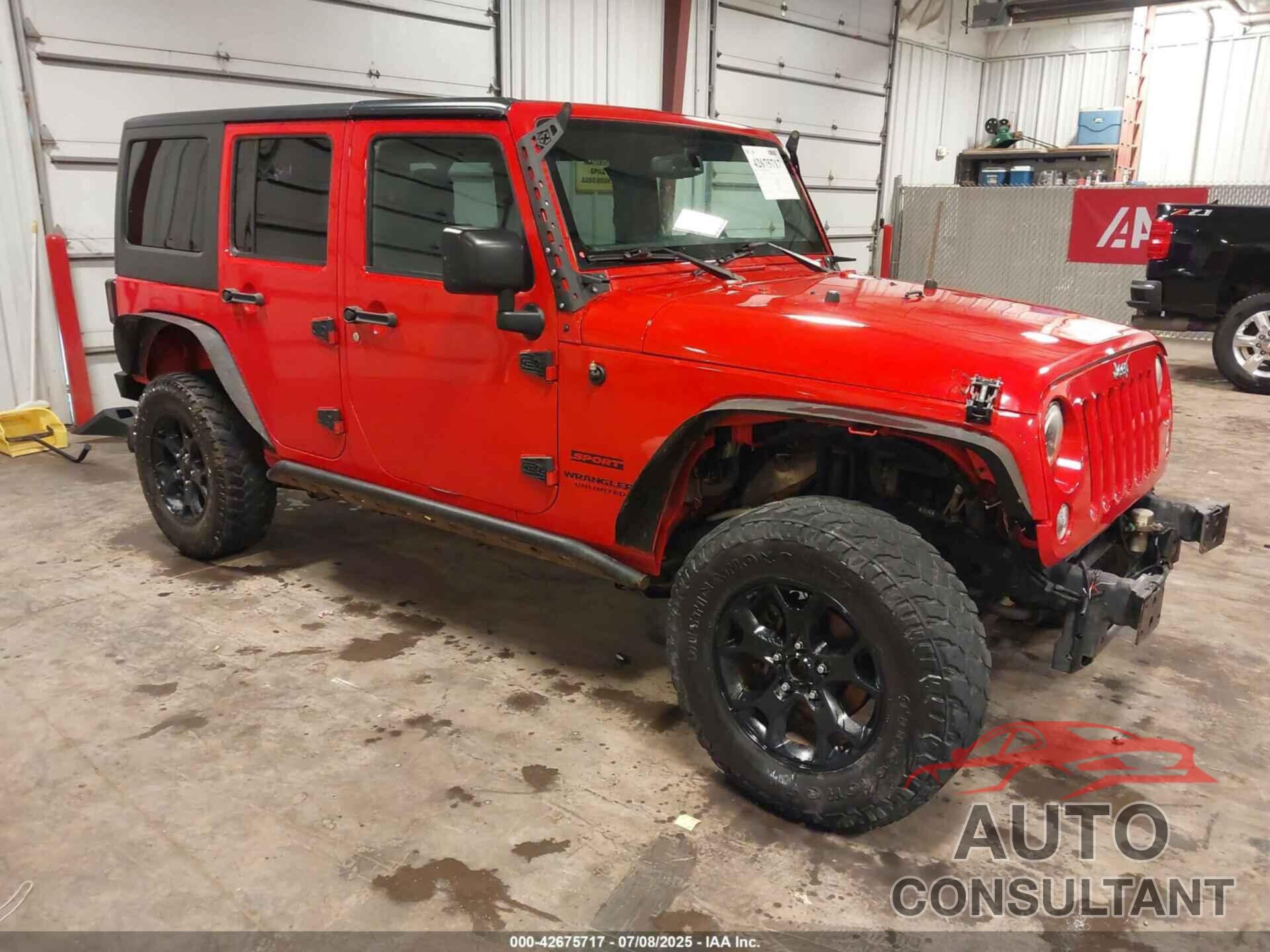 JEEP WRANGLER UNLIMITED 2017 - 1C4HJWDG4HL525177