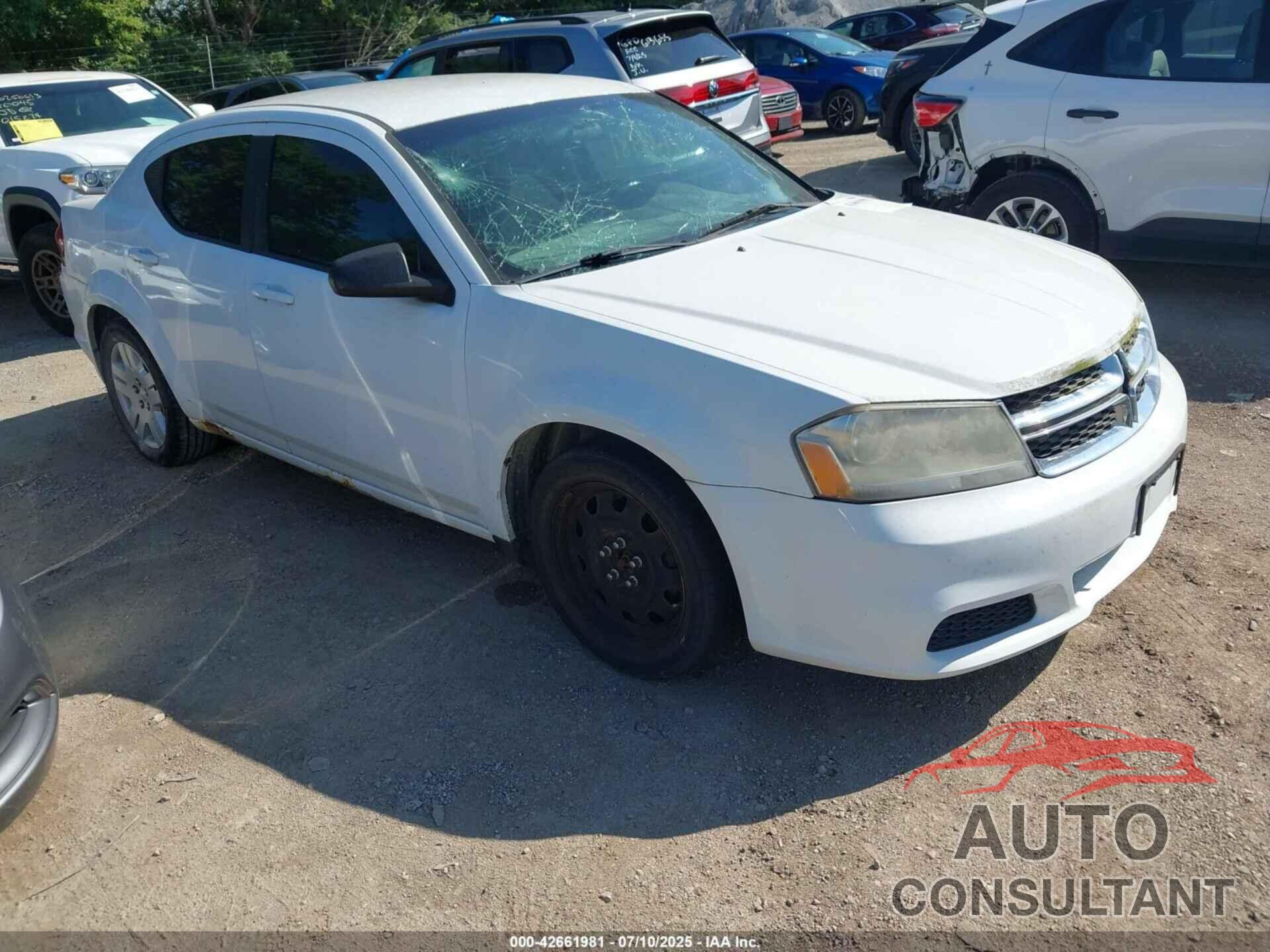 DODGE AVENGER 2014 - 1C3CDZAB8EN223620