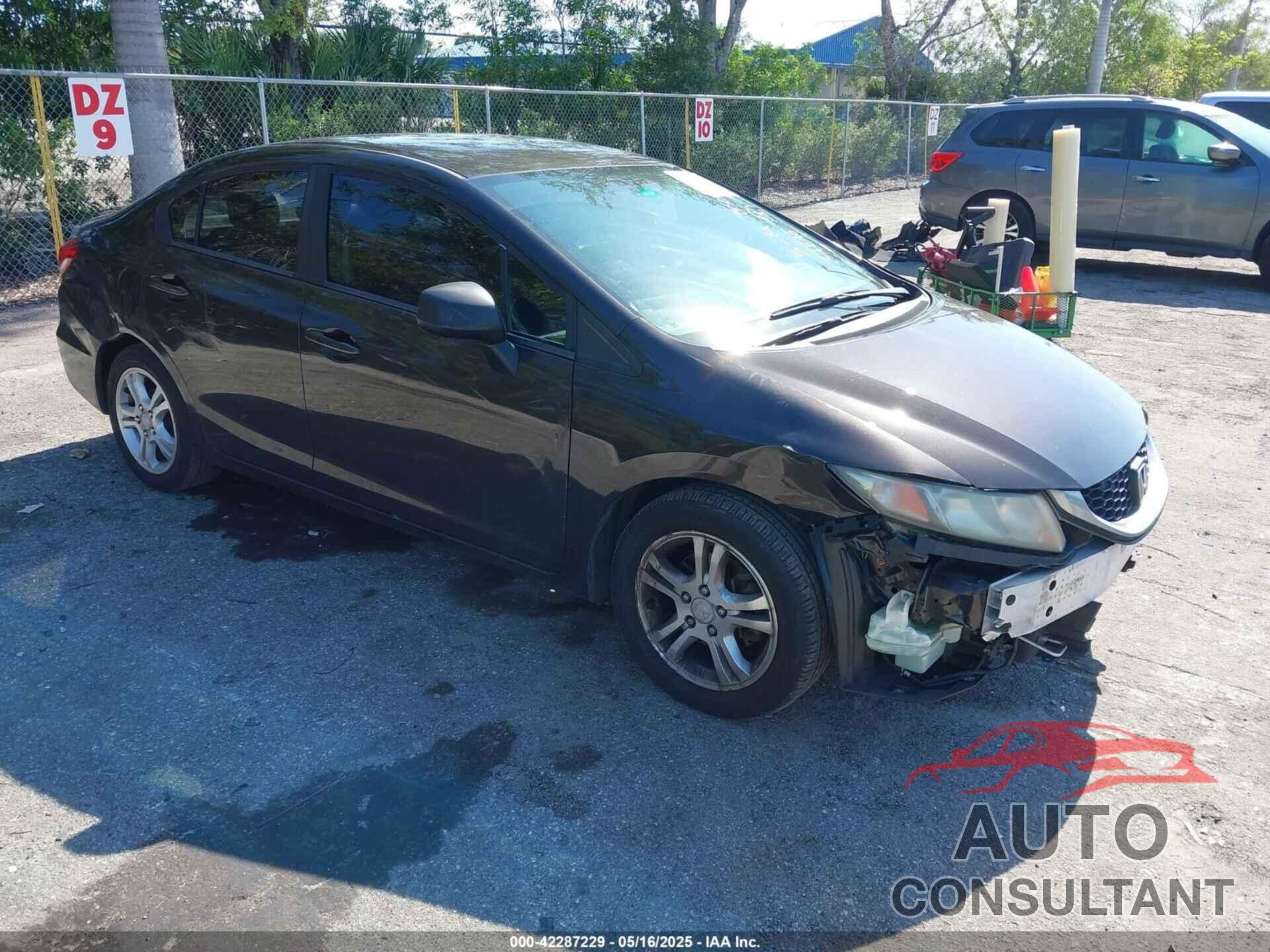 HONDA CIVIC 2013 - 19XFB2F50DE214146