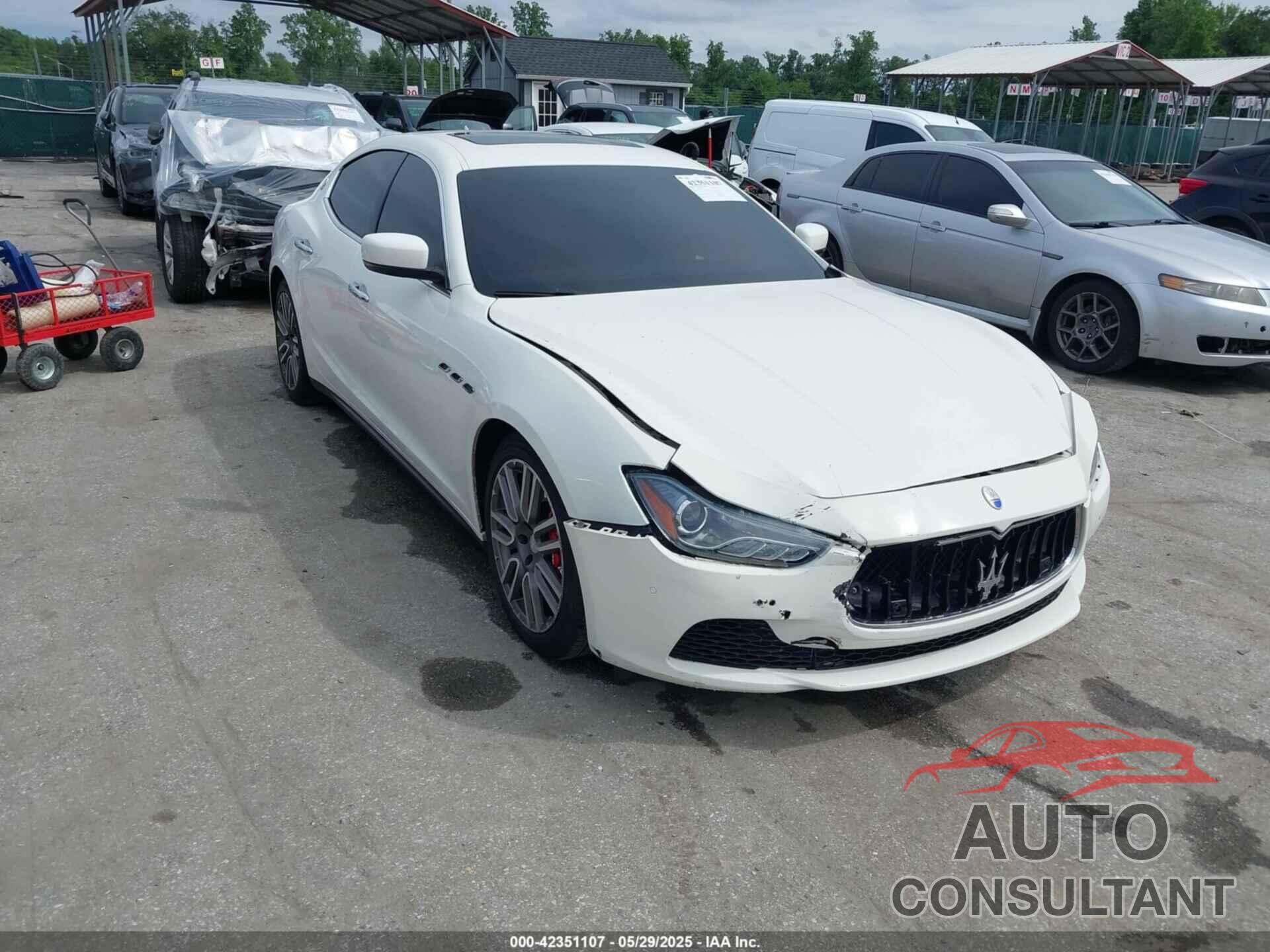 MASERATI GHIBLI 2015 - ZAM57RTA2F1150930
