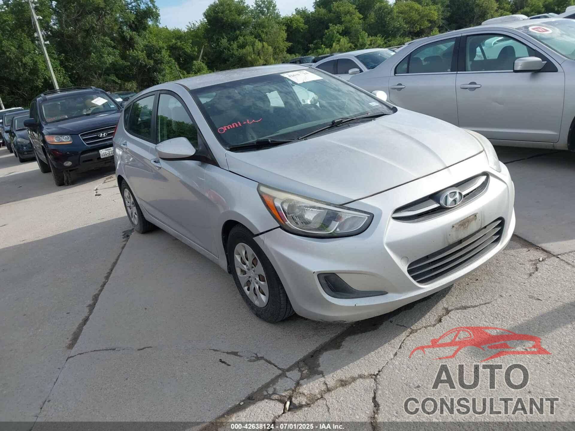HYUNDAI ACCENT 2016 - KMHCT5AE1GU252558