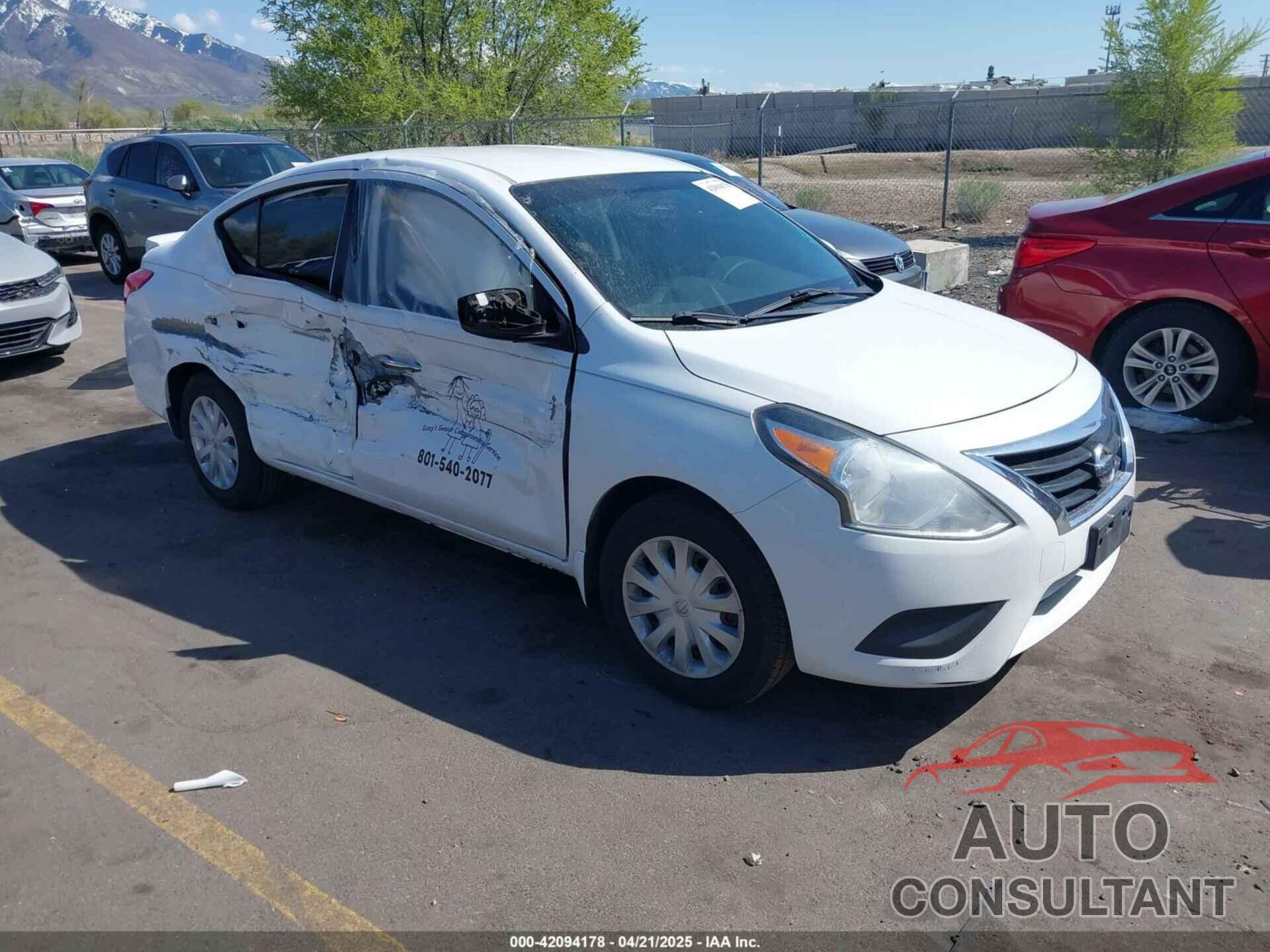 NISSAN VERSA 2017 - 3N1CN7AP4HK472714