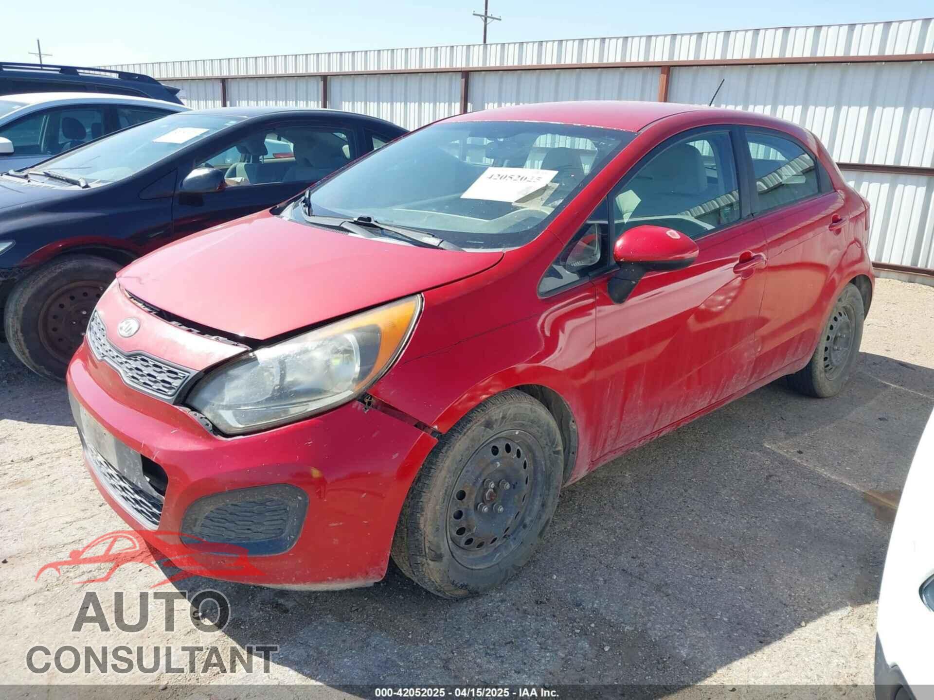 KIA RIO5 2012 - KNADM5A35C6058809
