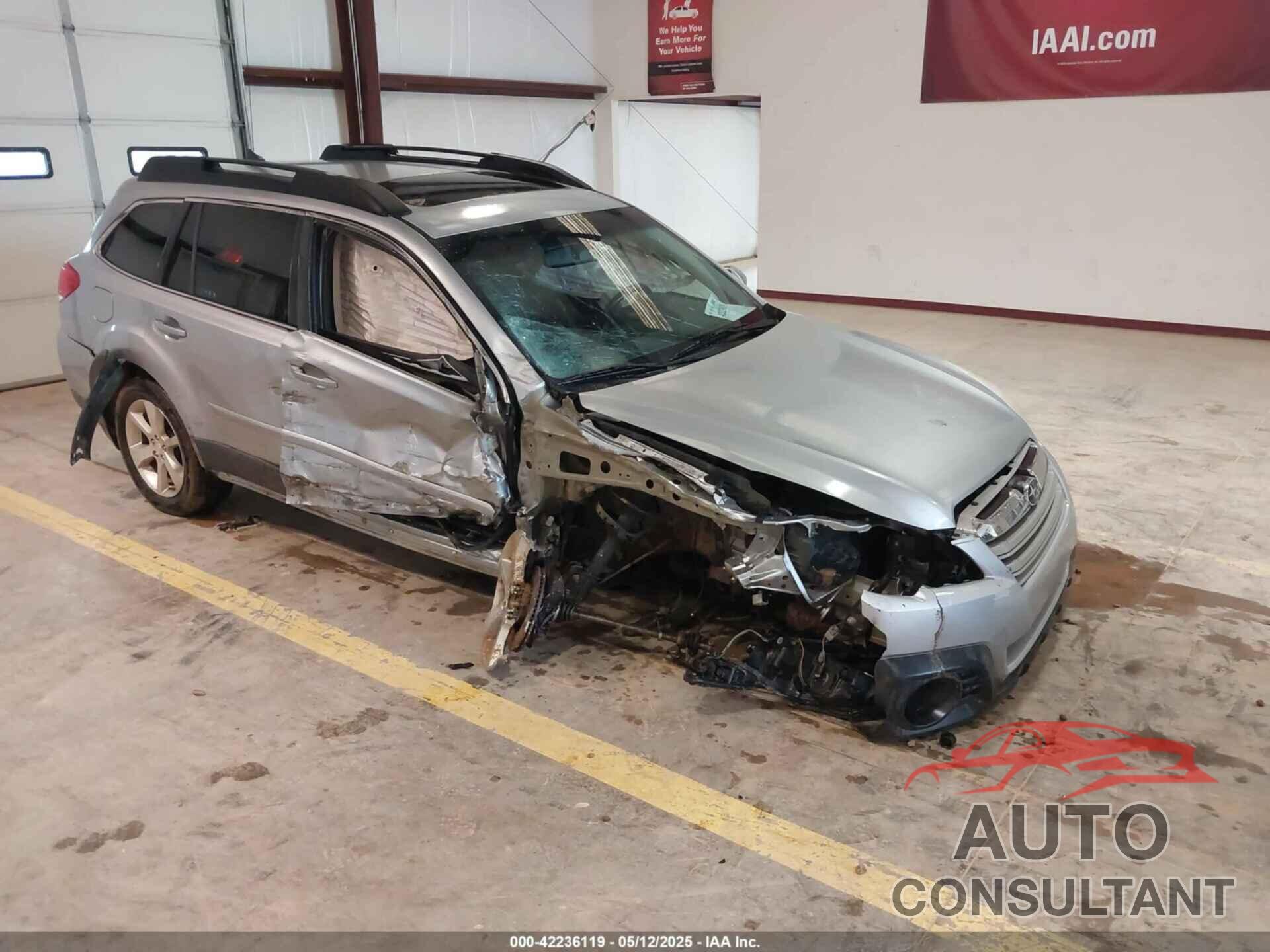 SUBARU OUTBACK 2014 - 4S4BRCLC8E3291564