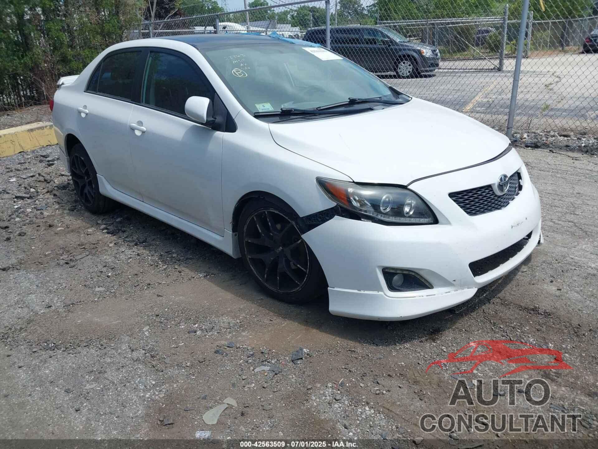 TOYOTA COROLLA 2009 - 1NXBU40E69Z120774
